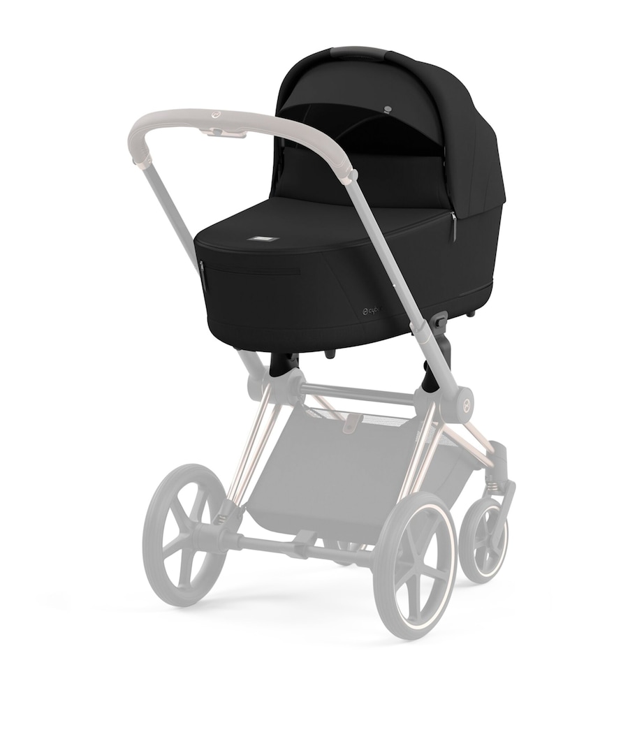 PRIAM Pushchair Lux Carrycot - Sepia Black SEPIA BLACK Image 2
