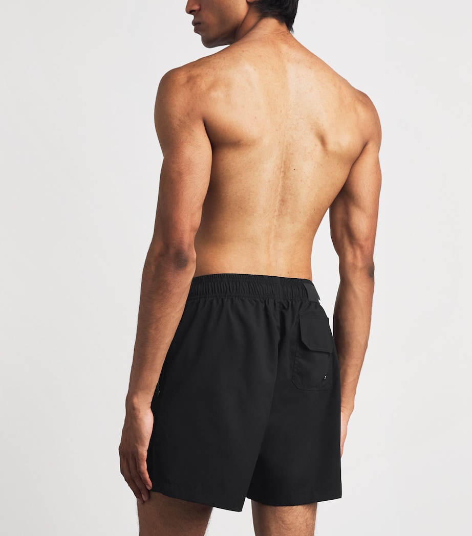AMIRI Mens MA Core Logo Swim Shorts Black Image 3