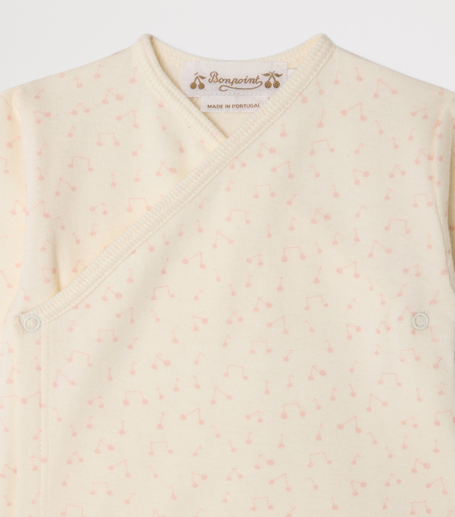 Bonpoint Printed Top and Leggings Set (1-18 Months) Imp Rose Pale Image 3