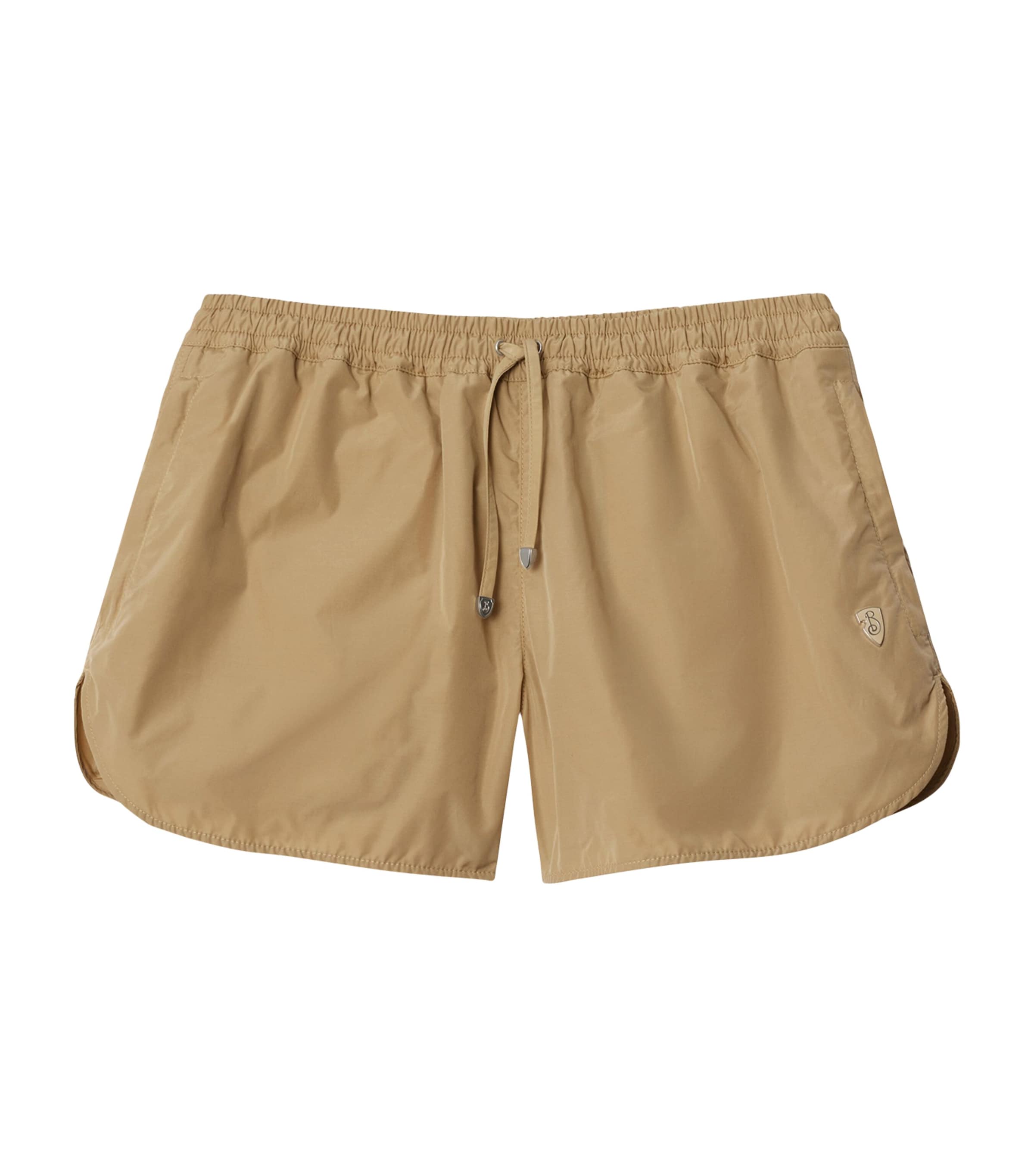 Burberry Nylon-cotton Drawstring Shorts In Neutral