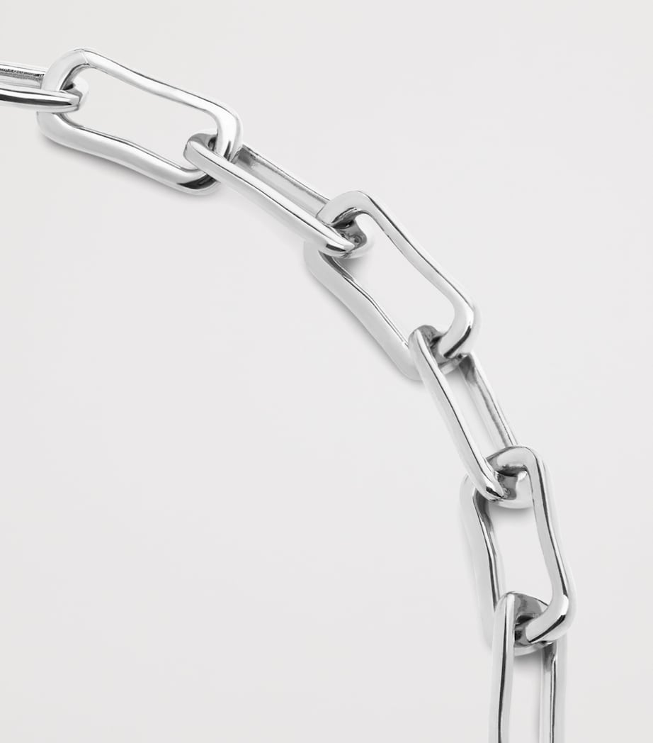 Monica Vinader Sterling Silver Alta Mini Chain Necklace Sterling Silver Image 3