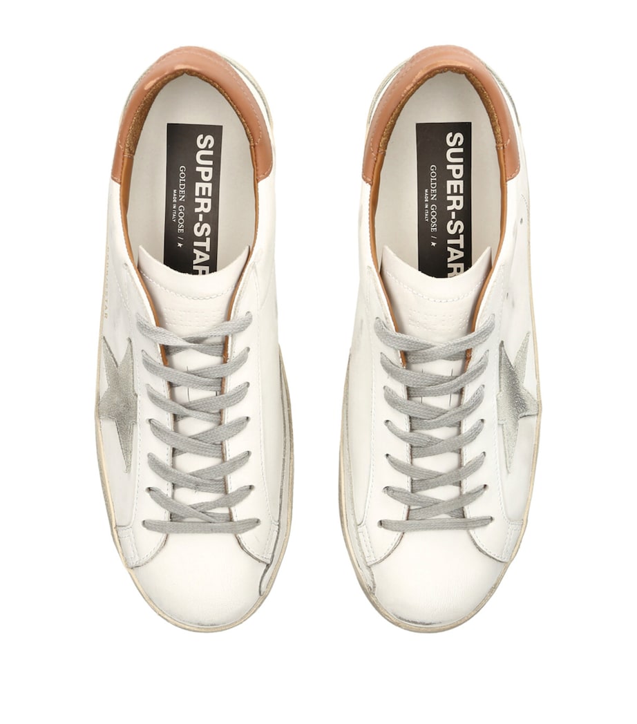 Leather Super-Star Sneakers TAN COMB Image 4