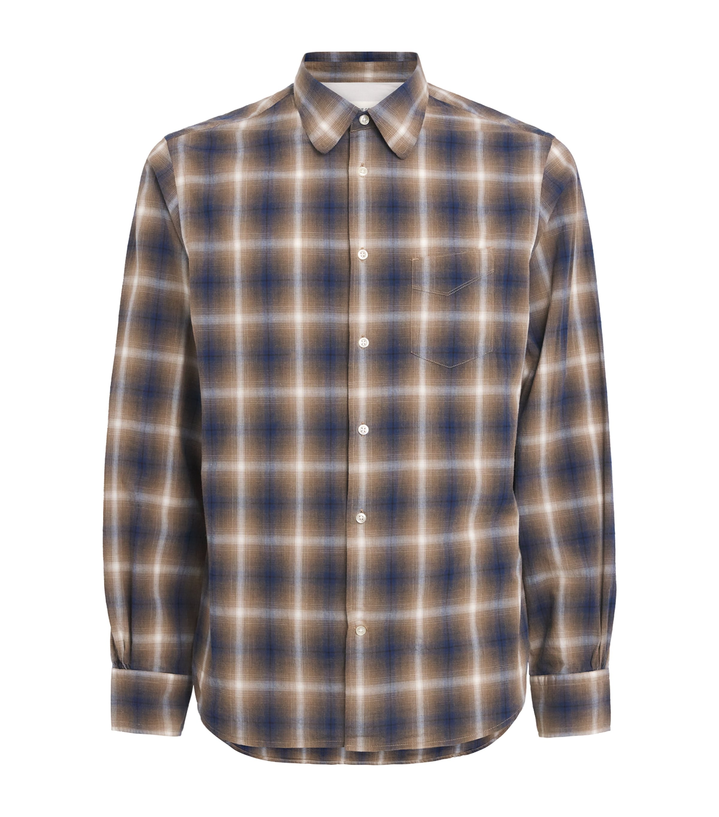 Cotton Check Shirt ICDCOFF/CREAM/NAVY Image 1