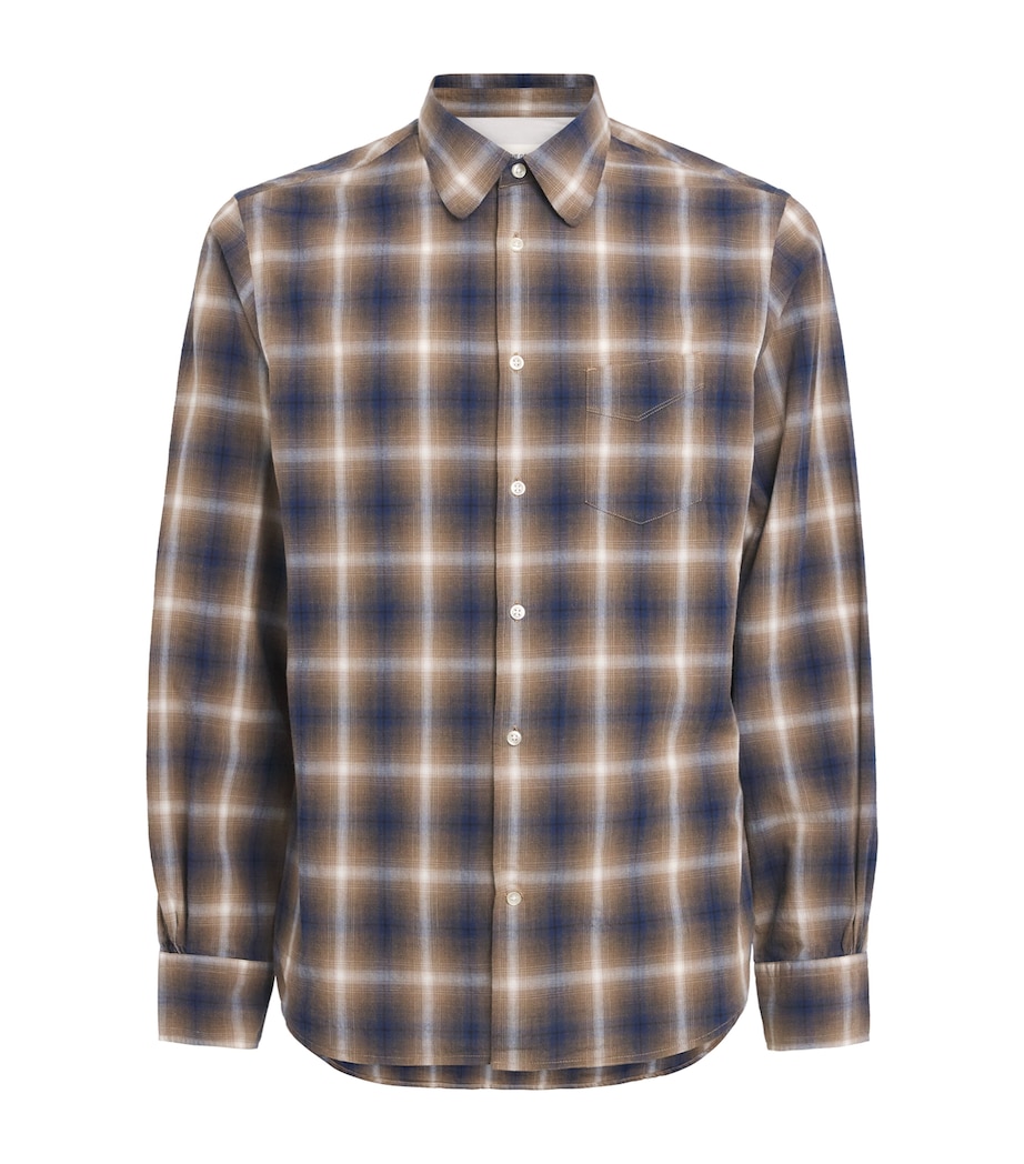 Cotton Check Shirt ICDCOFF/CREAM/NAVY Image 1
