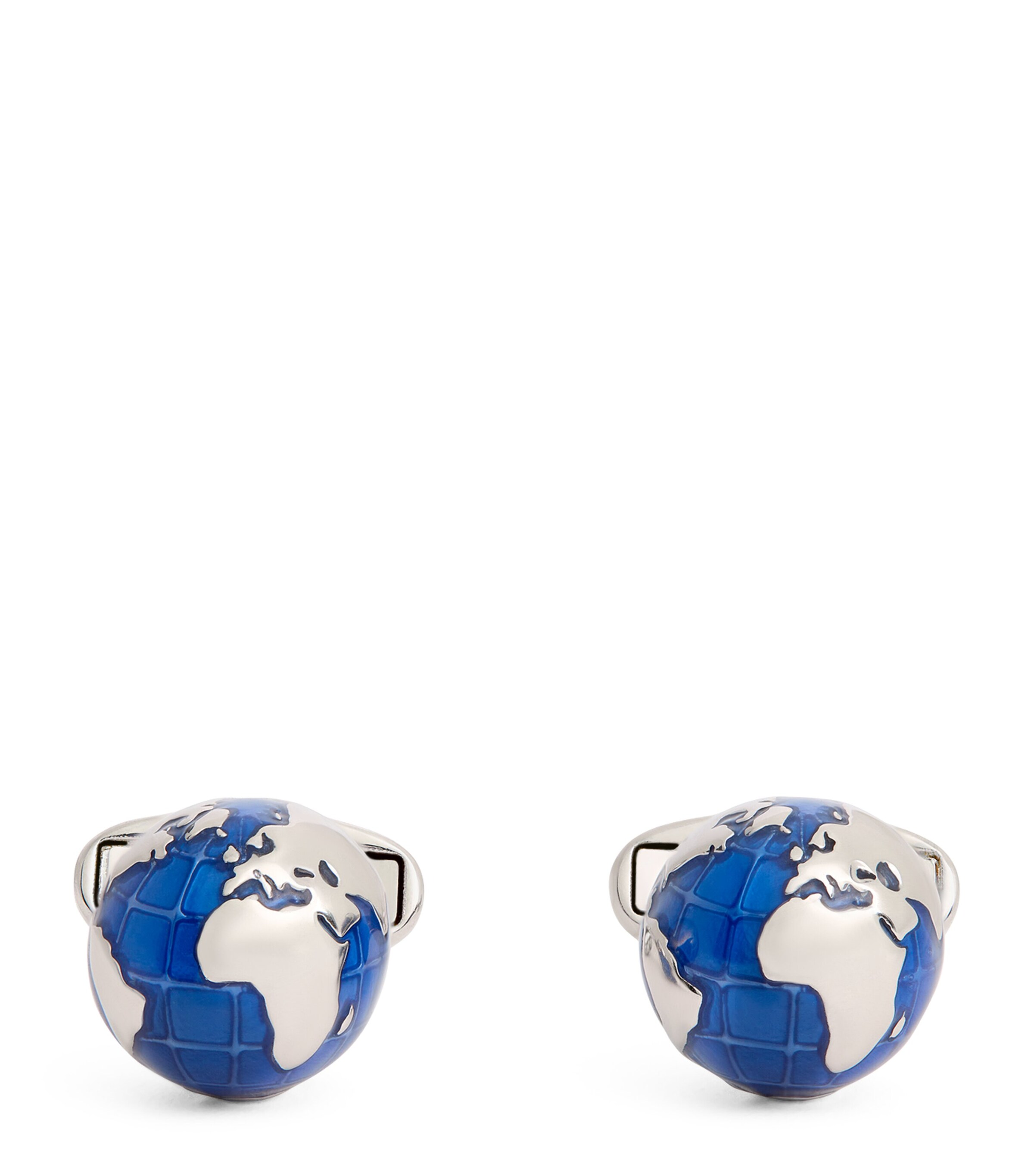 Globe Cufflinks 47_NAVY Image 1