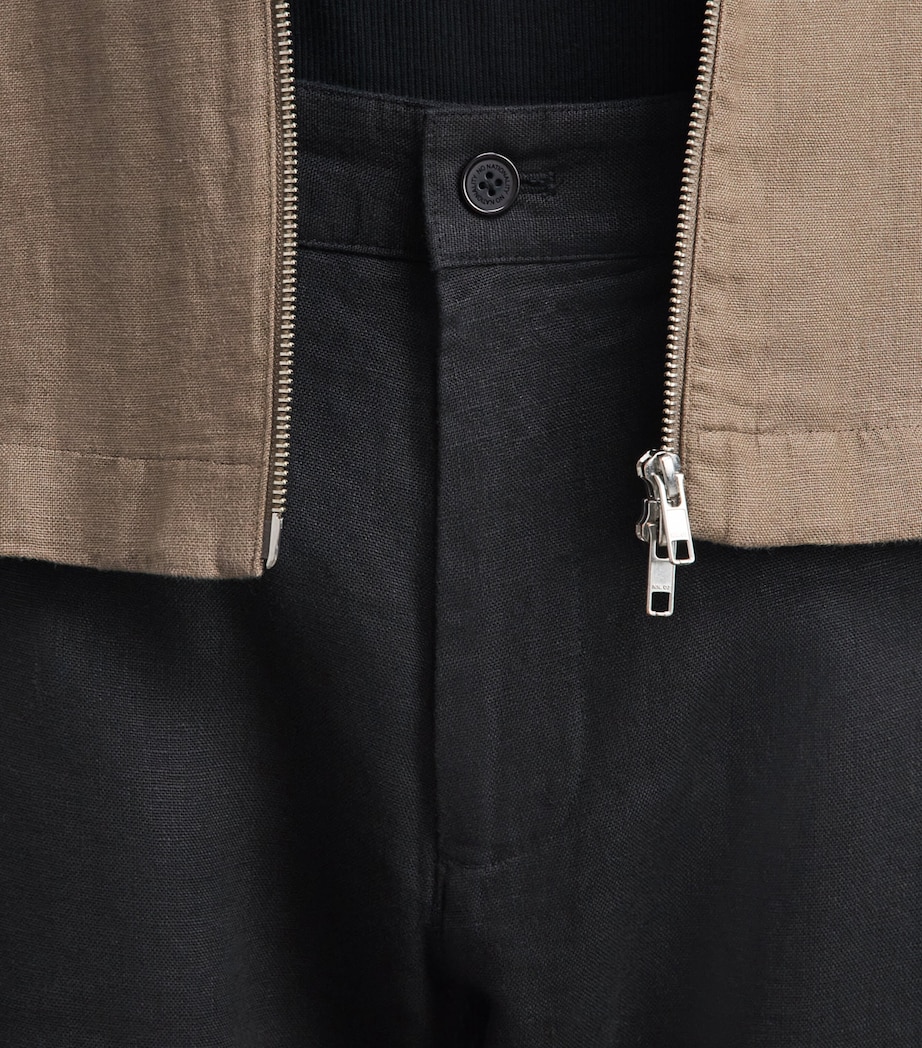 NN.07 Mens Stretch-Organic Cotton Aden Chinos Black Image 3