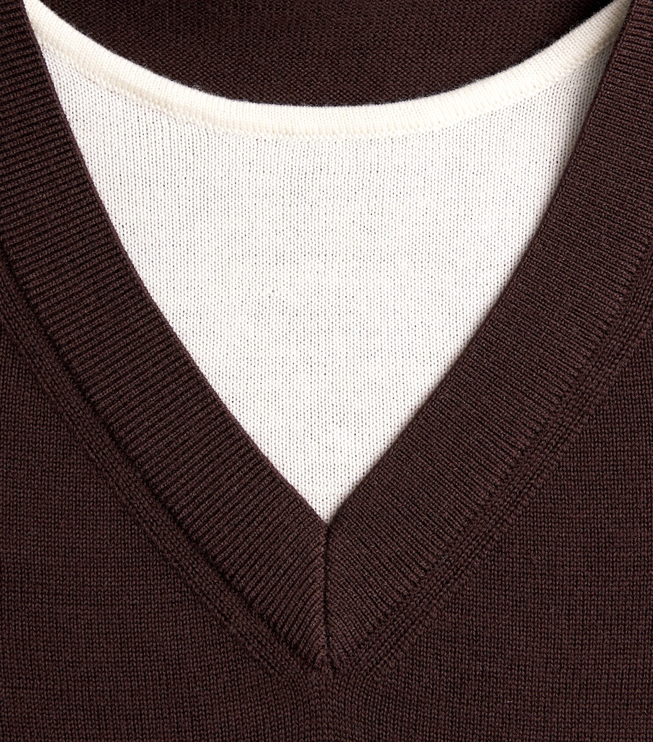 Claudie Pierlot Womens Wool-Blend Layered Sweater Dual Color Image 6