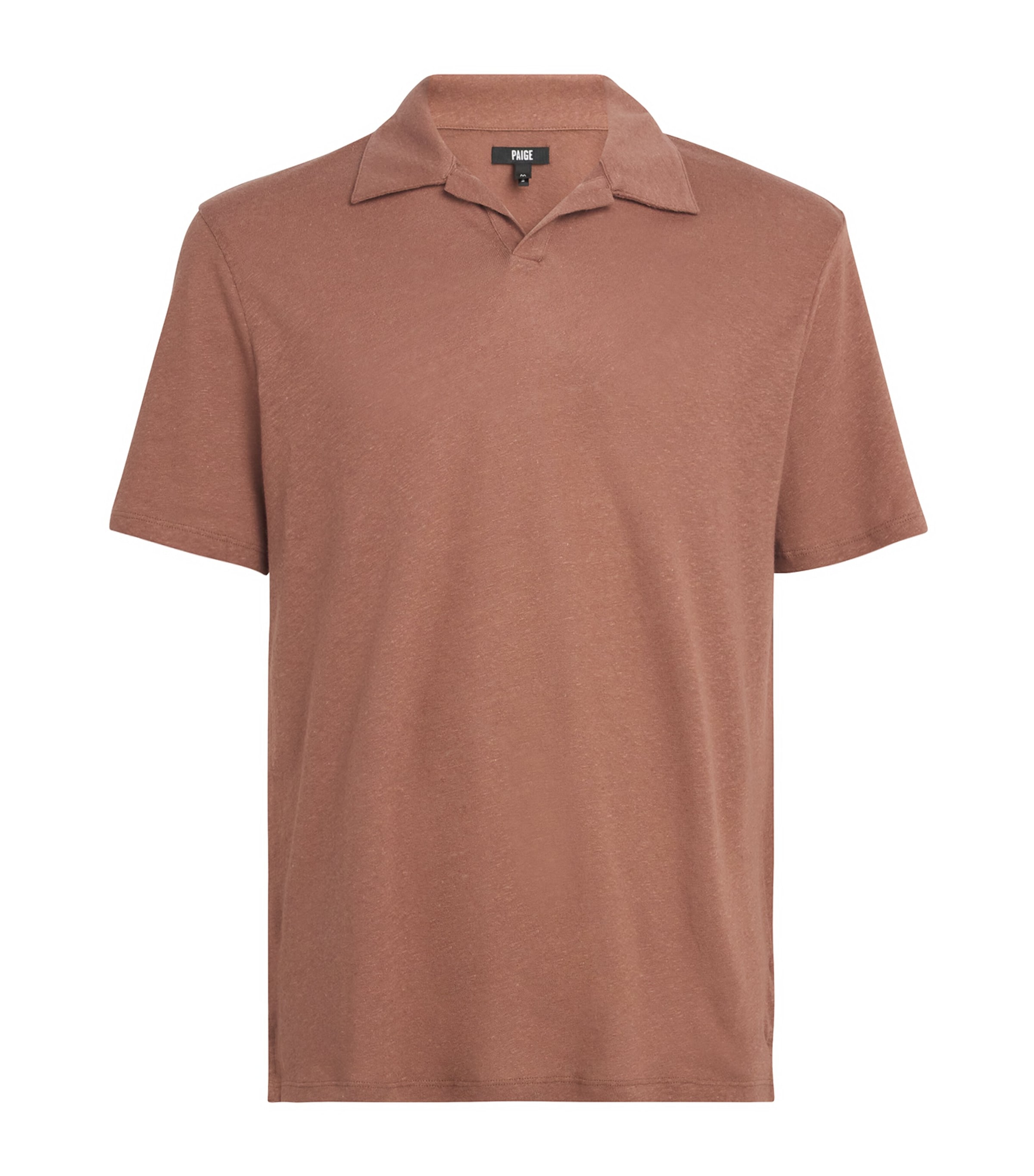 Paige Shelton Slub Linen Polo