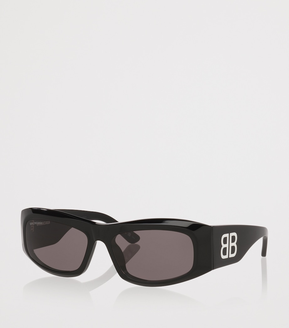 Balenciaga Acetate BB0395S Rectangular Sunglasses Image 2