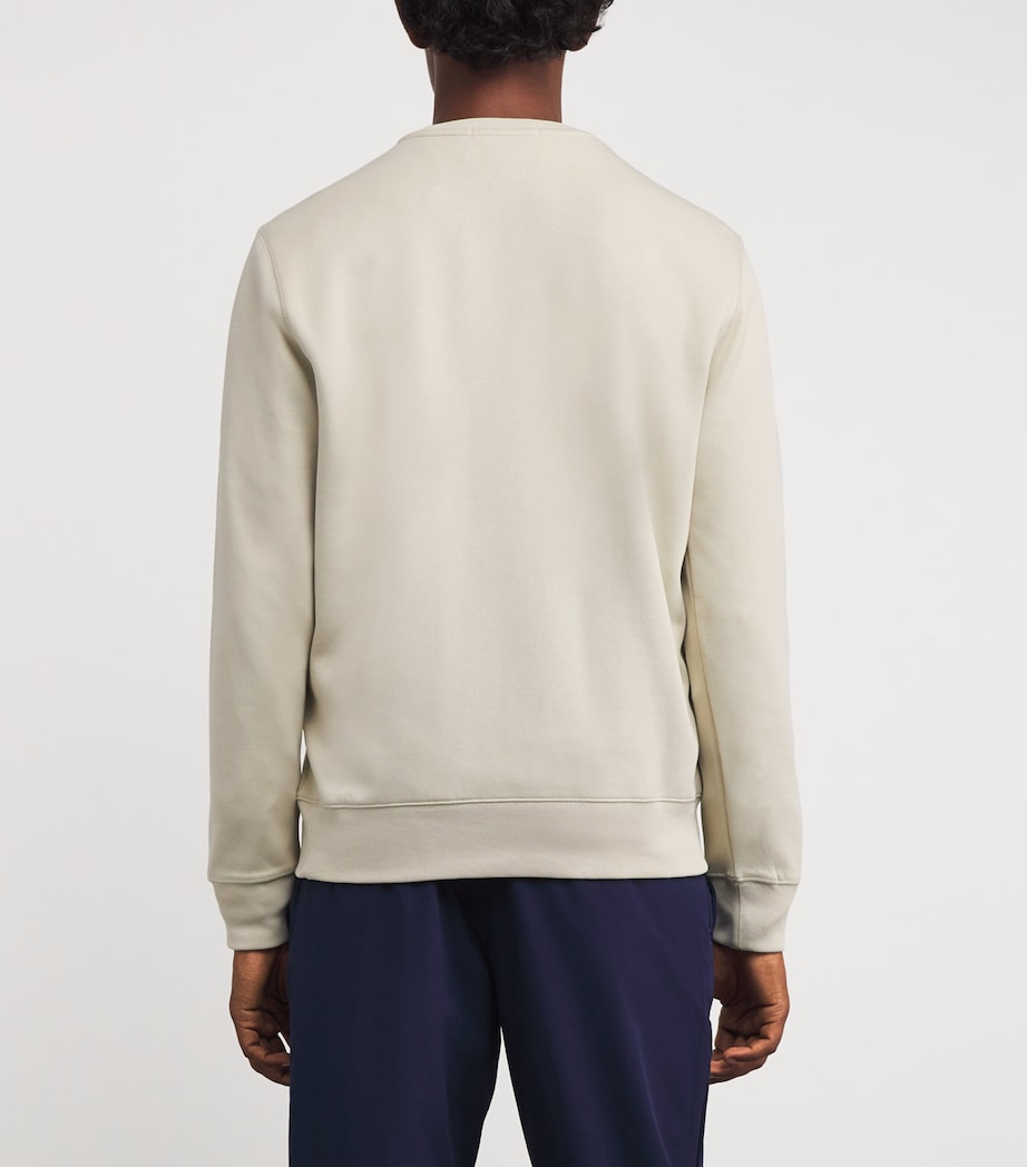 Cotton-Blend Performance Polo Bear Sweatshirt BASIC SAND Image 4