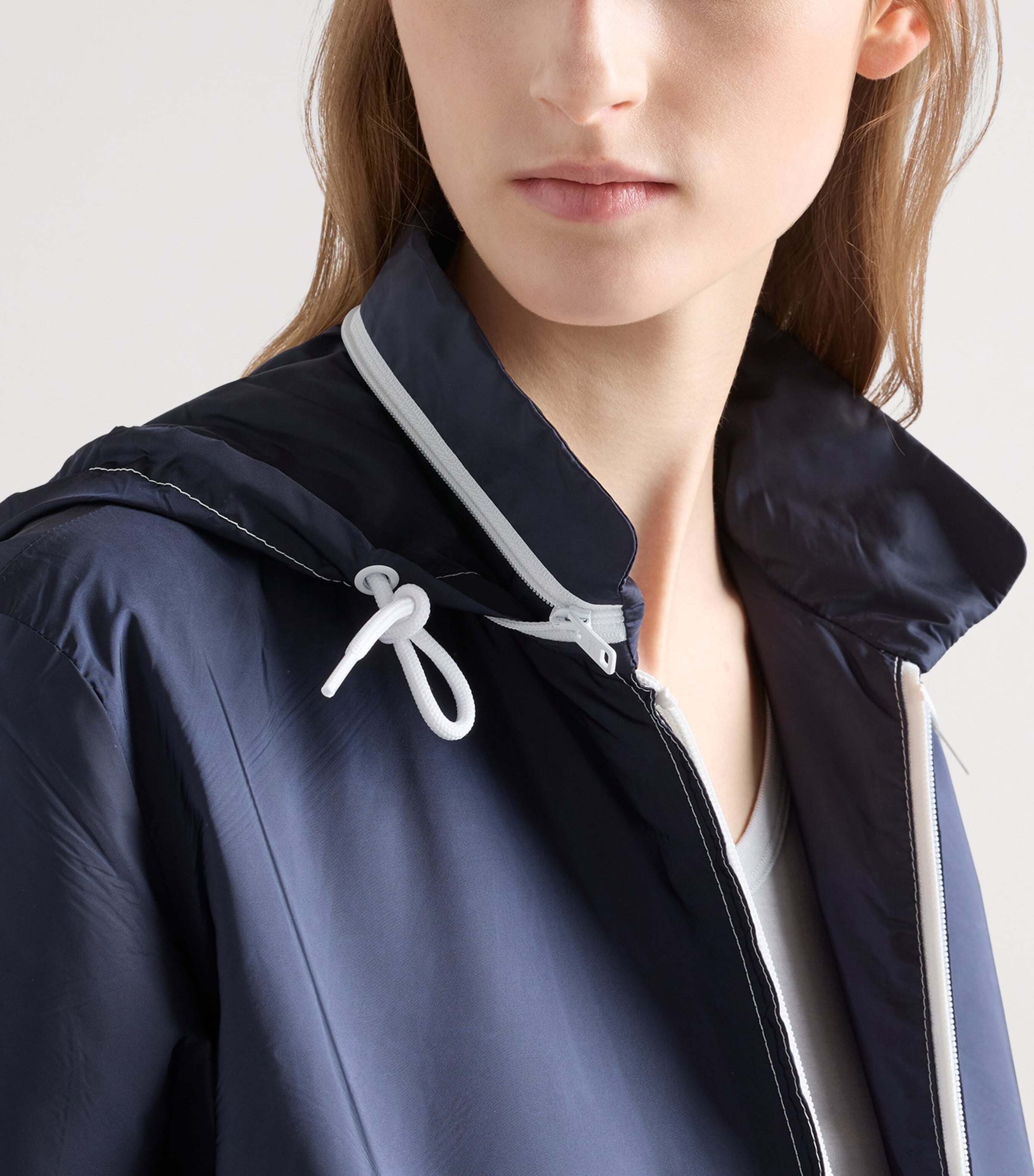 Prada Womens Re-Nylon Lightweight Jacket Blue Image 3
