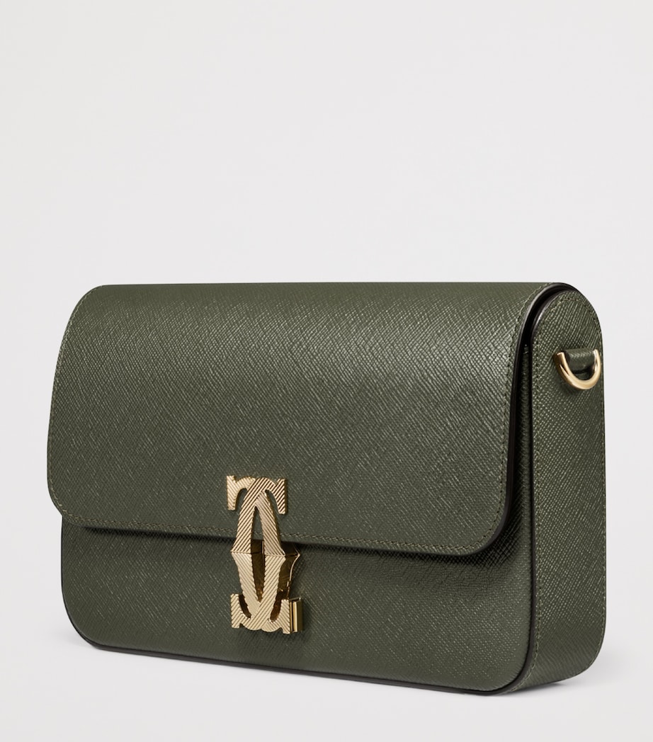 Mini Leather C de Cartier Shoulder Bag GREEN Image 2