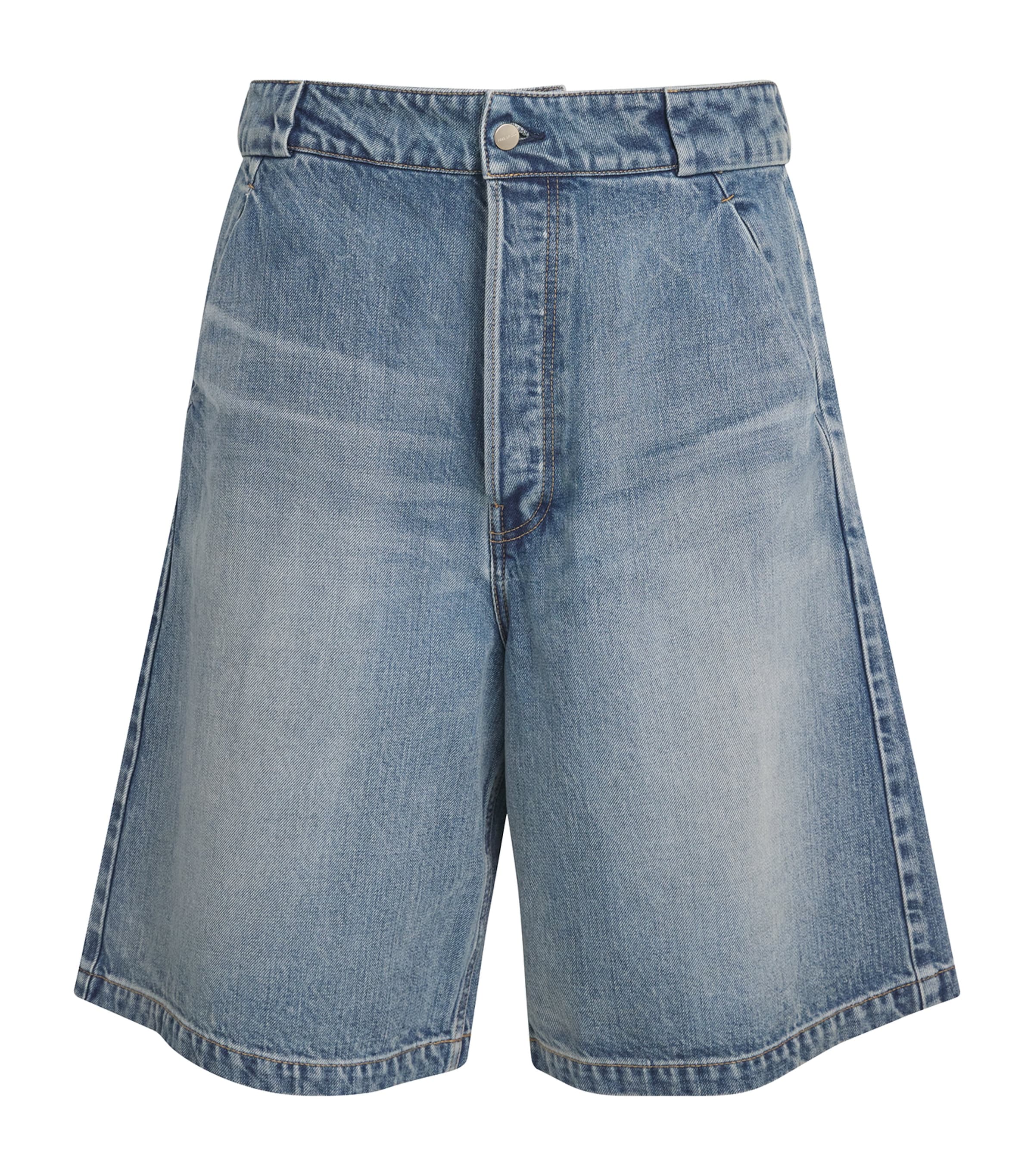 Fear Of God Mens Denim Utility Shorts Medium Indigo Image 1