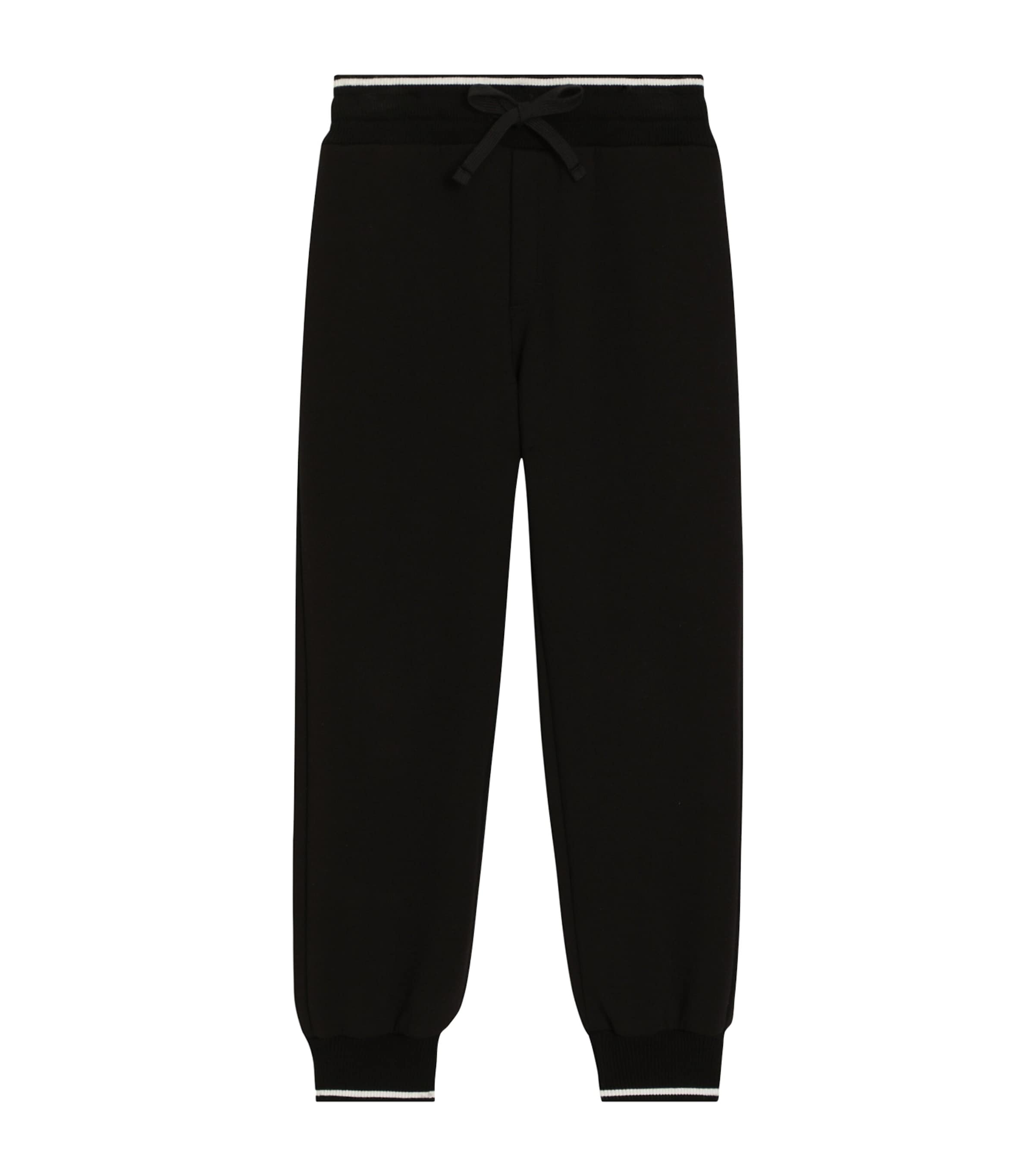 Dolce & Gabbana Kids Cotton Logo Sweatpants (8-12+ Years) | Boys Clothing | Tracksuits & Joggers | Designers | Dolce & Gabbana