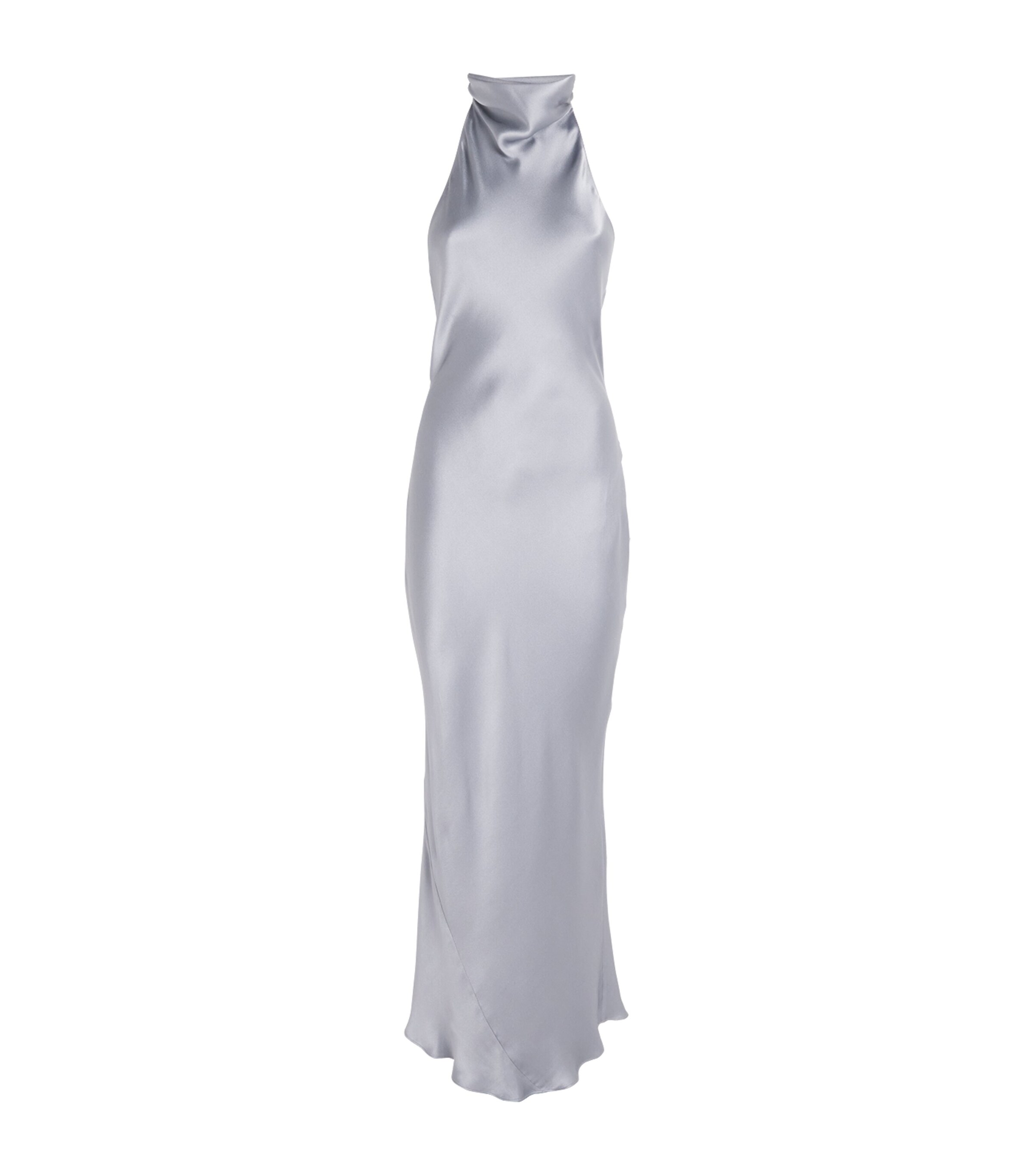Silk Eliana Maxi Dress LIGHT BLUE Image 1
