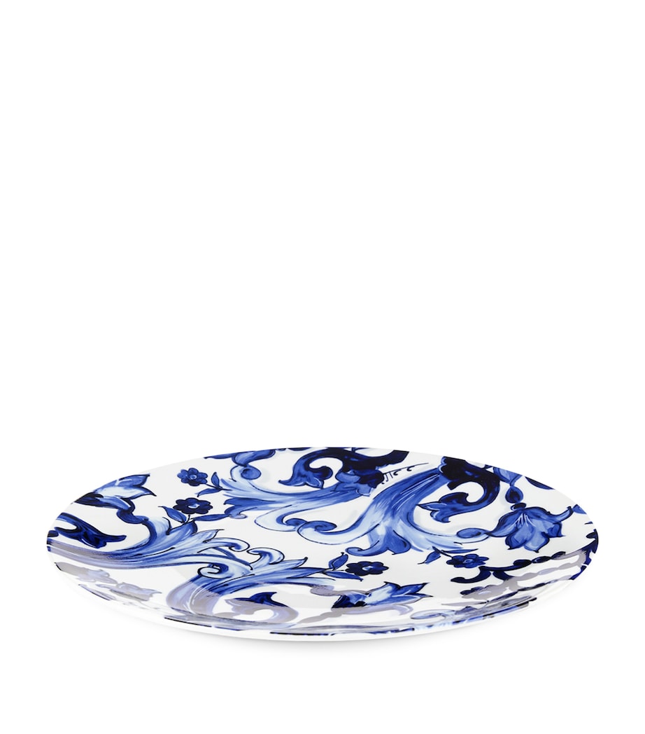 Dolce&Gabbana Casa Blu Mediterraneo Decorative Plate (31cm) Fiore Pic Blu Image 2