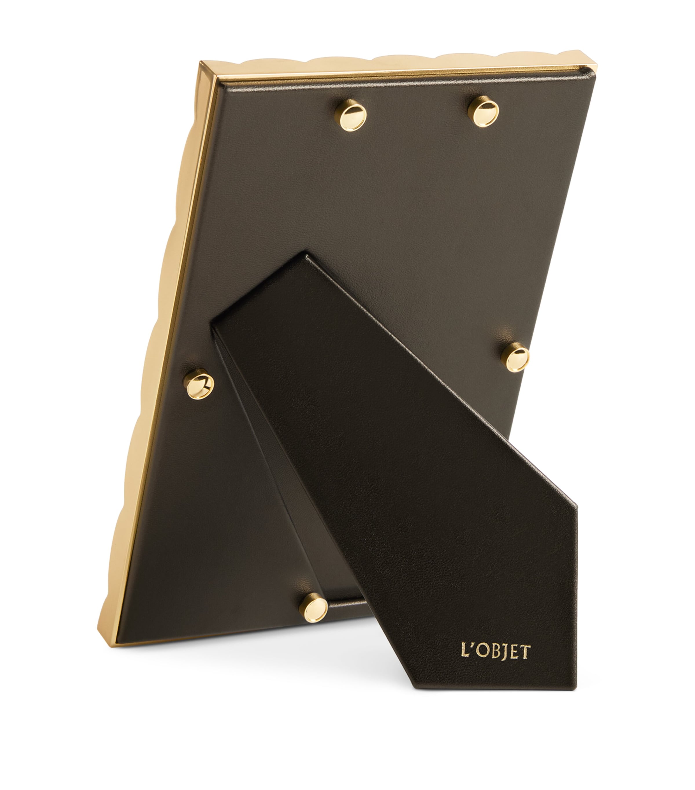 L'Objet Maxime Photo Frame (4” x 6”) Gold Image 2