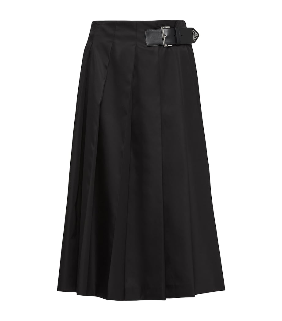 Re-Nylon Pleated Midi Skirt F0002 Image 1