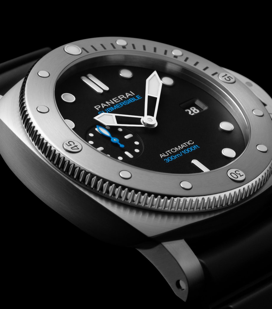Panerai Stainless Steel Submersible Watch 44mm Black Image 4