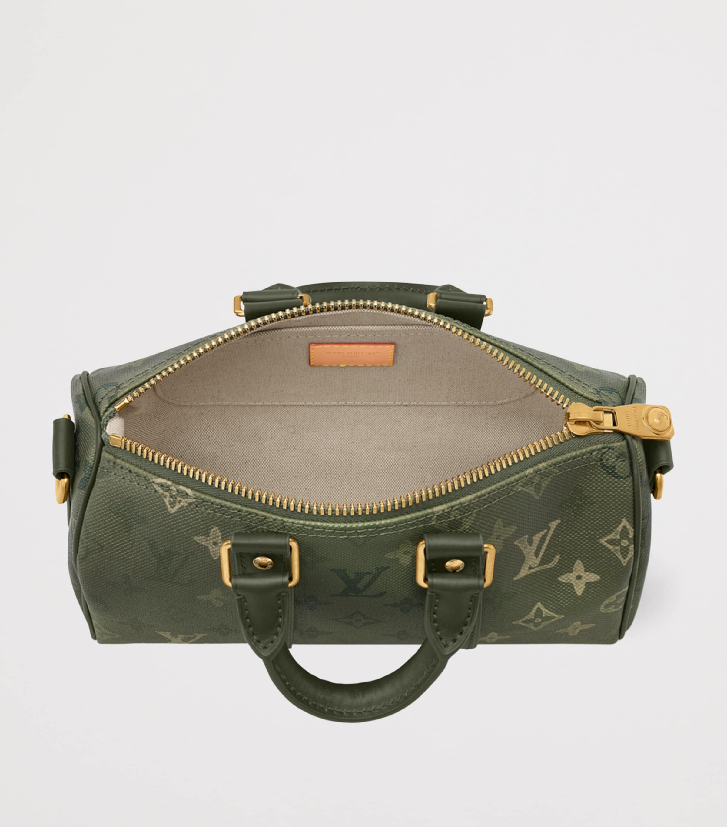 Canvas Keepall Bandoulière 25 Cross-Body Bag KHAKI GREEN Image 5
