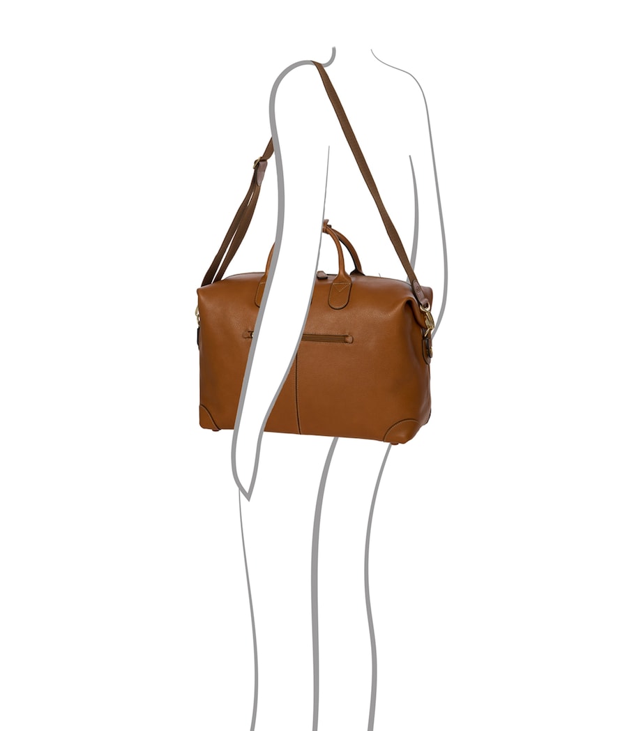 Leather Life Pelle Holdall Bag TAN Image 7