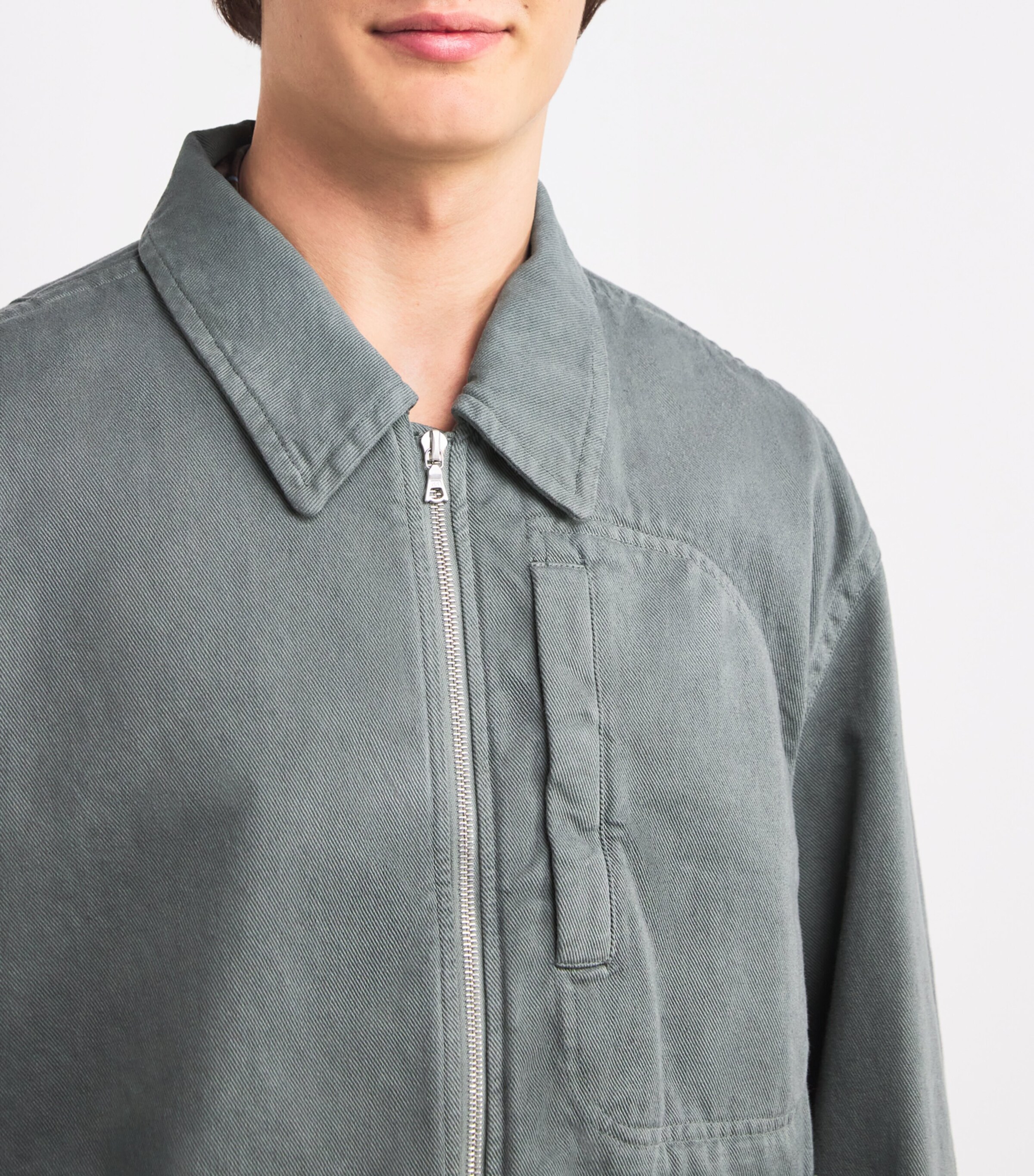 DRIES VAN NOTEN Mens Cotton Jacket Sage Image 5
