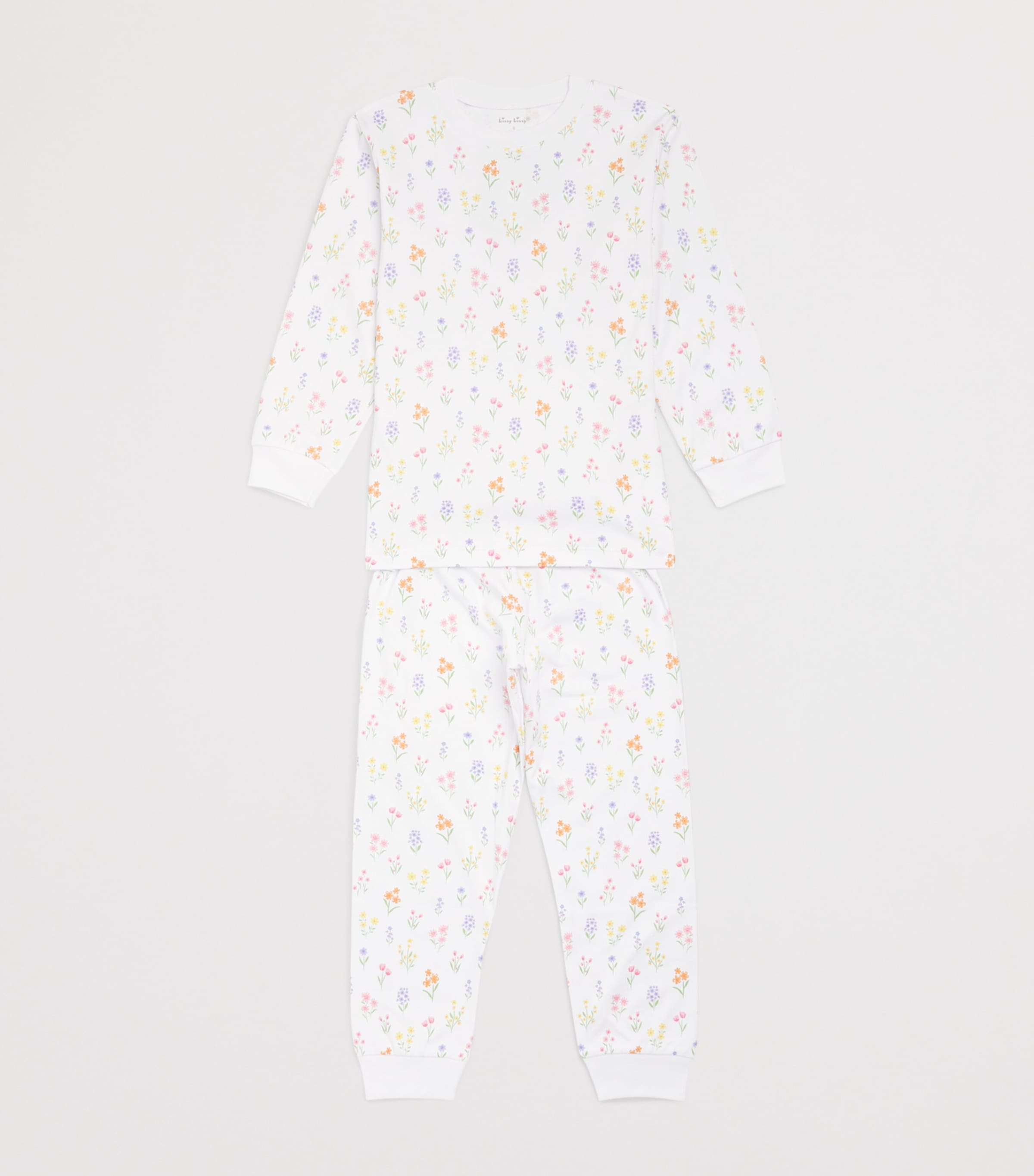 Kissy Kissy Pima Cotton Floral Pyjamas  (2-6 Years) Wldflower Image 3