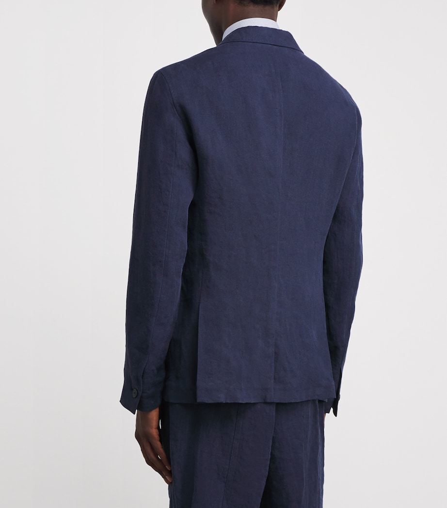 Linen Single-Breasted Blazer 920 Image 4