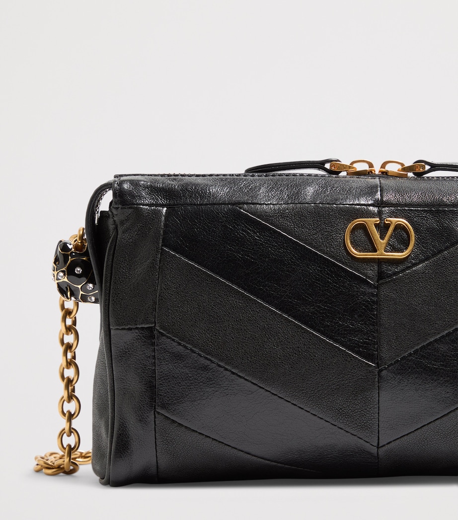 Small Lambskin Panthea Shoulder Bag 0NO Image 6