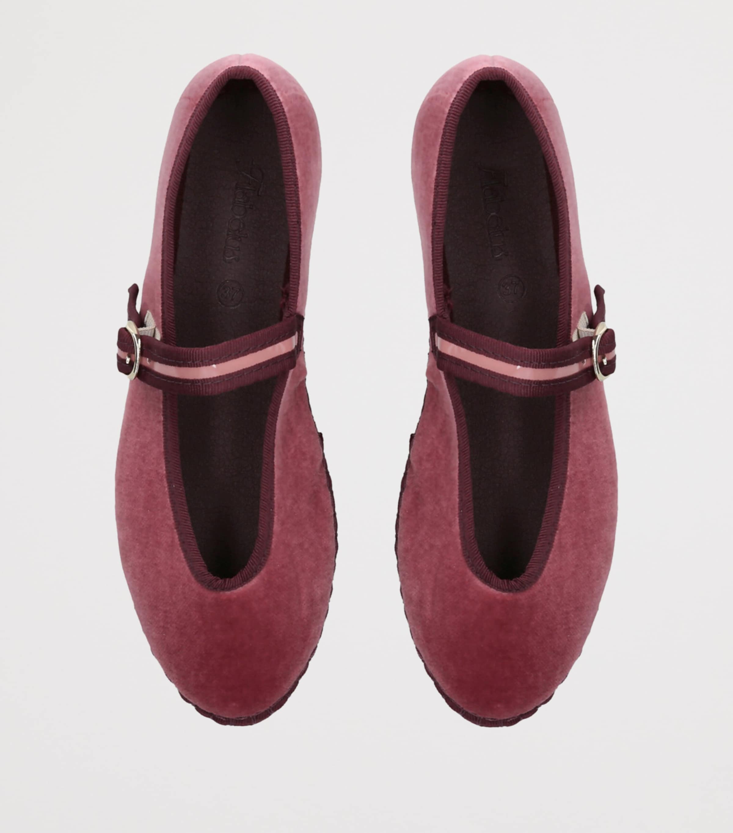 Velvet Pierre Mary Janes WINE COMB Image 4