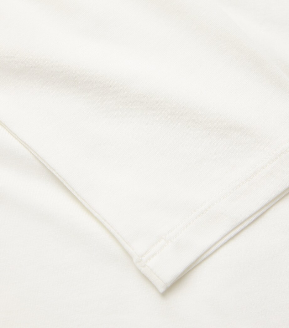 Weekend Max Mara Womens Cotton-Blend T-Shirt White Image 5