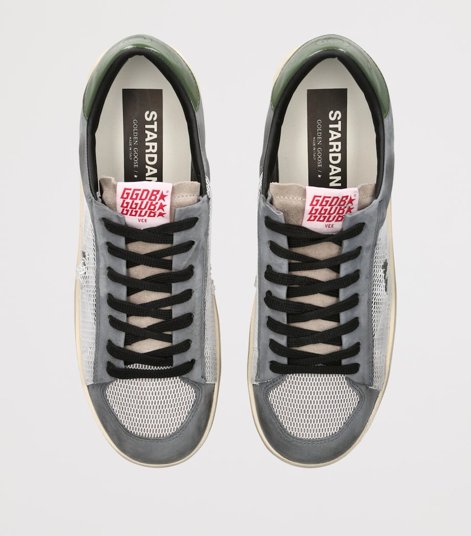 Golden Goose Suede Stardan Sneakers Taupe Comb Image 4
