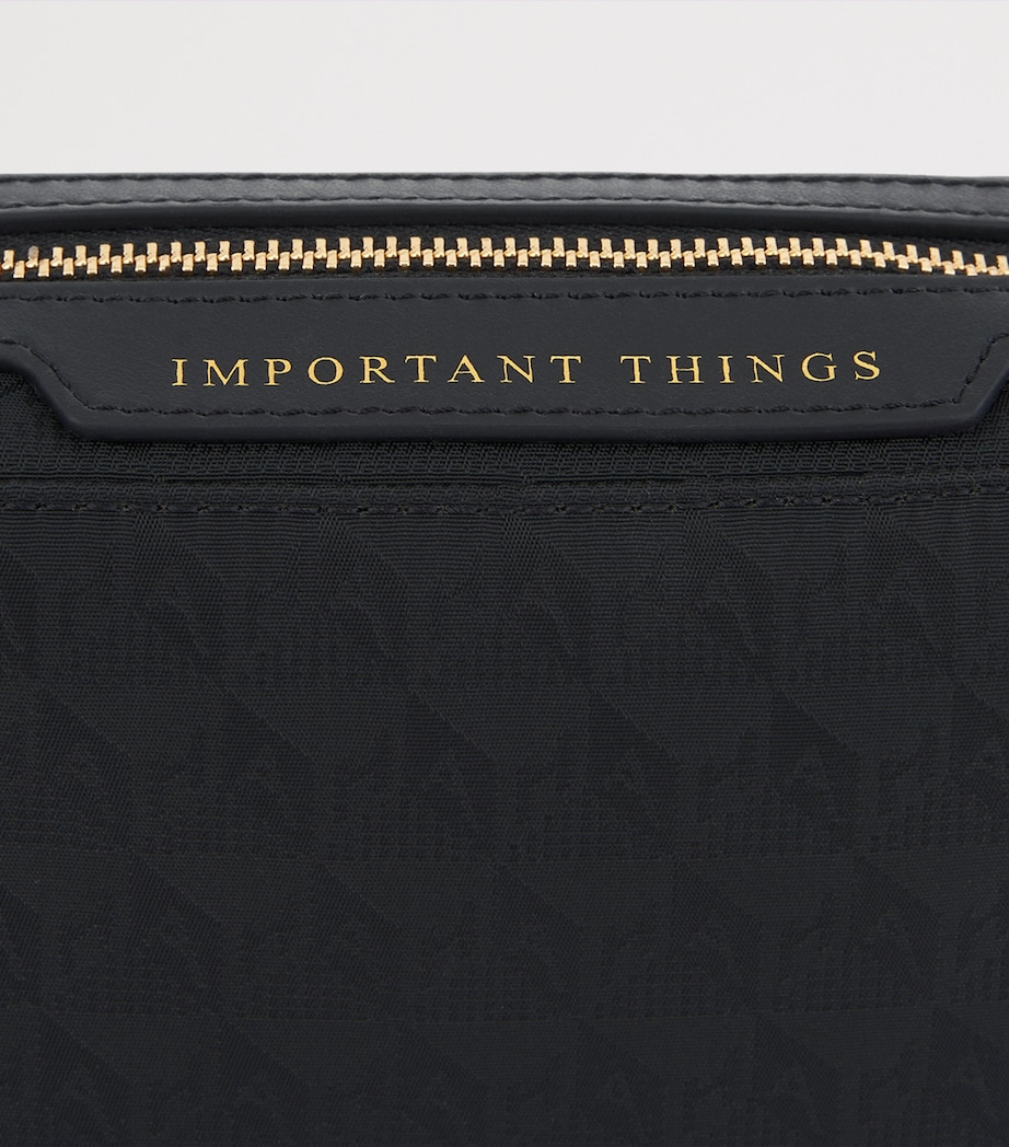 Jacquard Logo Important Things Pouch BLACK Image 5