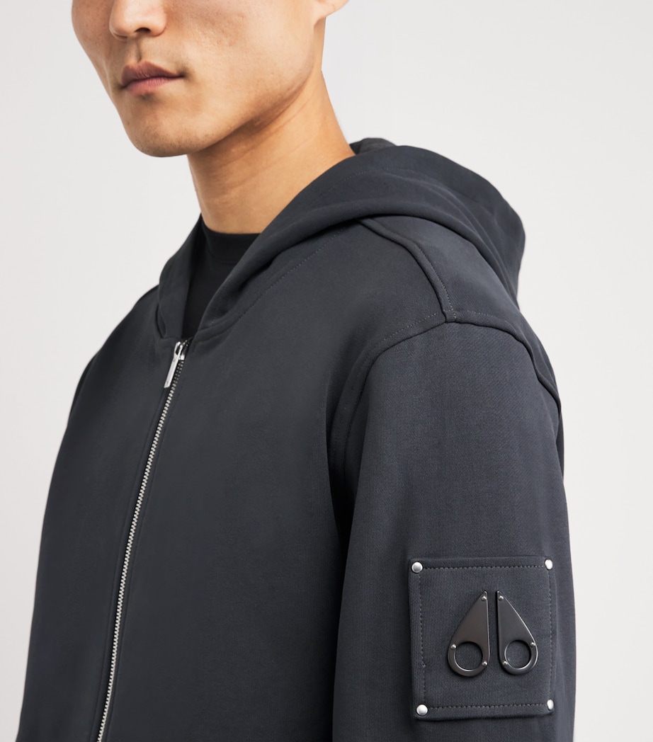 Cotton Hartsfield Zip-Up Hoodie CEMENT - 1542 Image 6