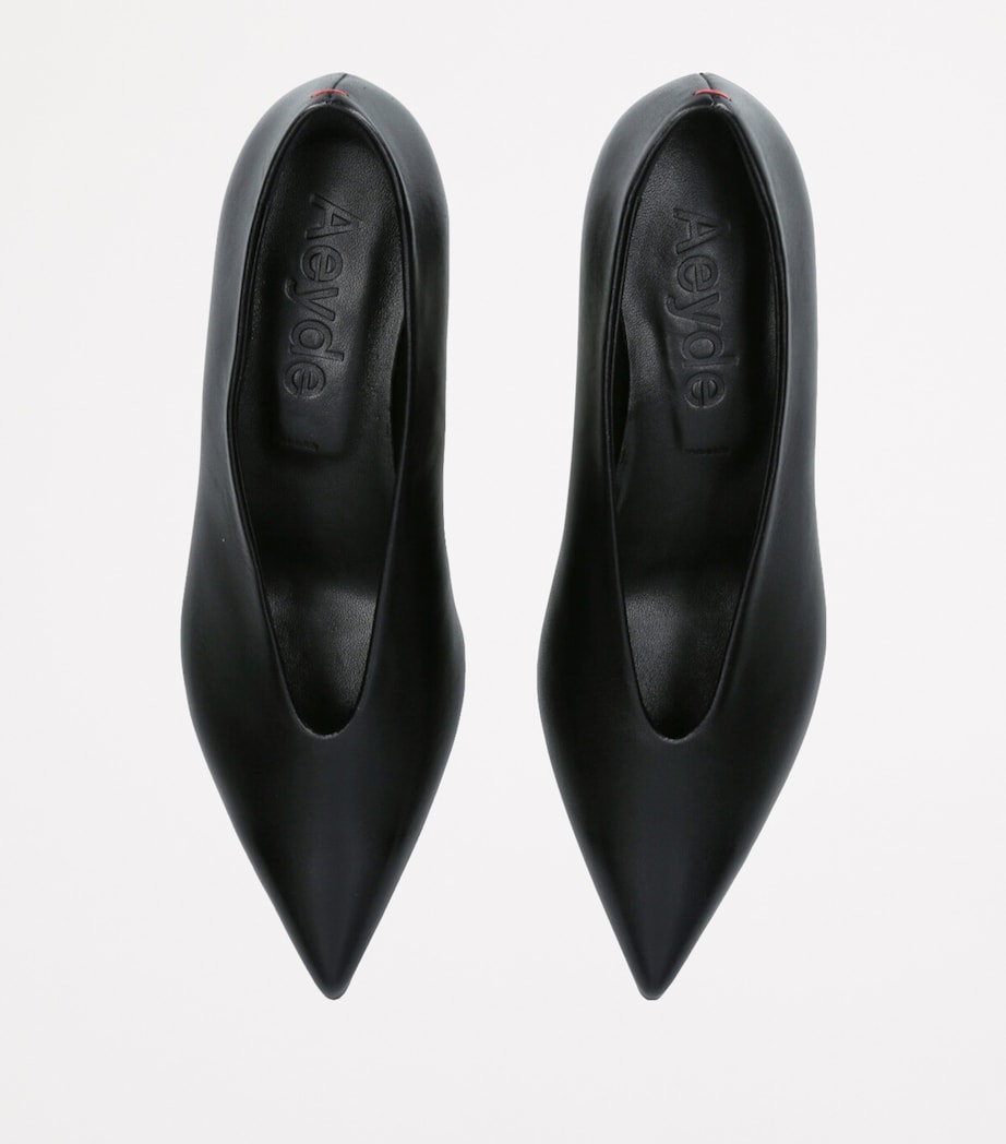 aeyde Womens Leather Clara Pumps 35 Black Image 6