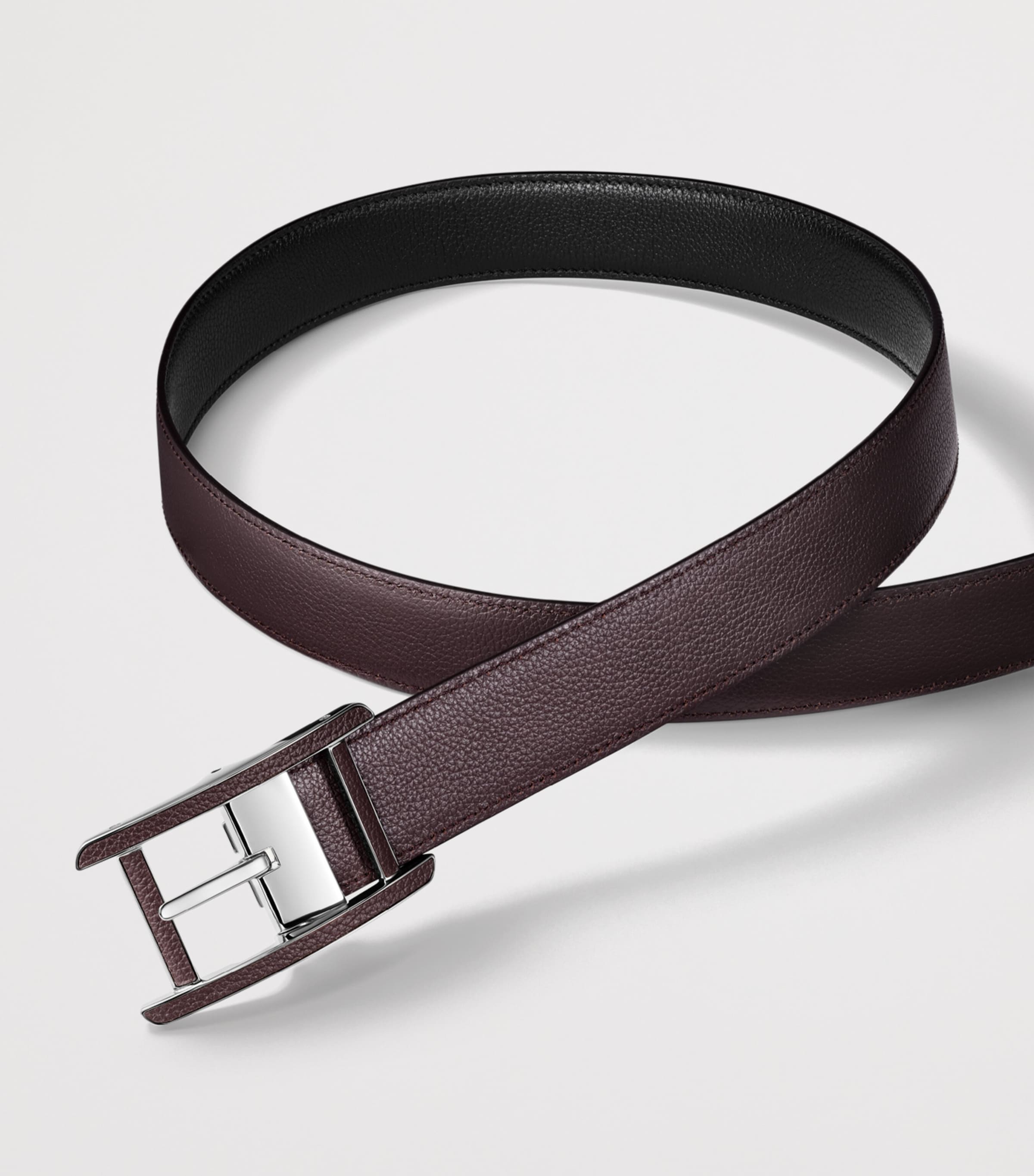 Cartier Leather Reversible Tank de Cartier Belt Black Image 4