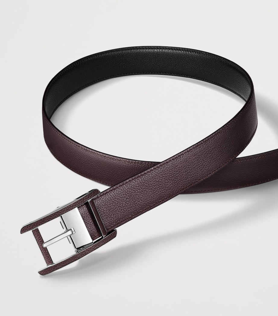 Cartier Leather Reversible Tank de Cartier Belt Black Image 4