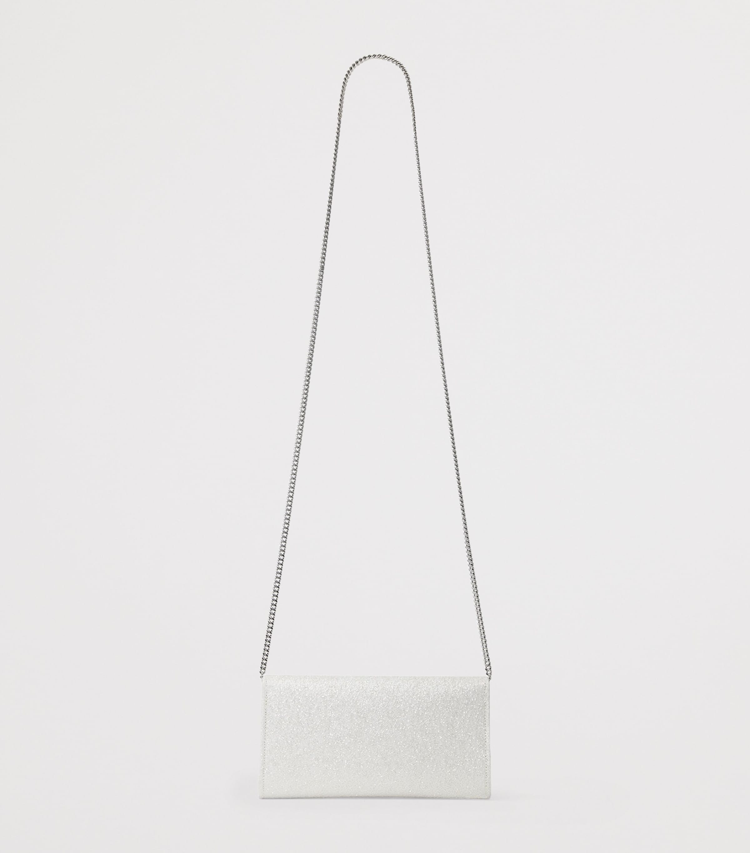 Jimmy Choo Emmie Clutch Bag Ivory/silver Image 4