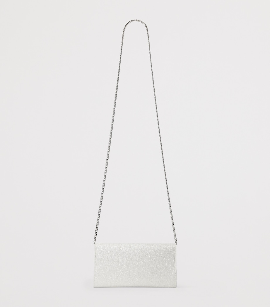 Jimmy Choo Emmie Clutch Bag Ivory/silver Image 4
