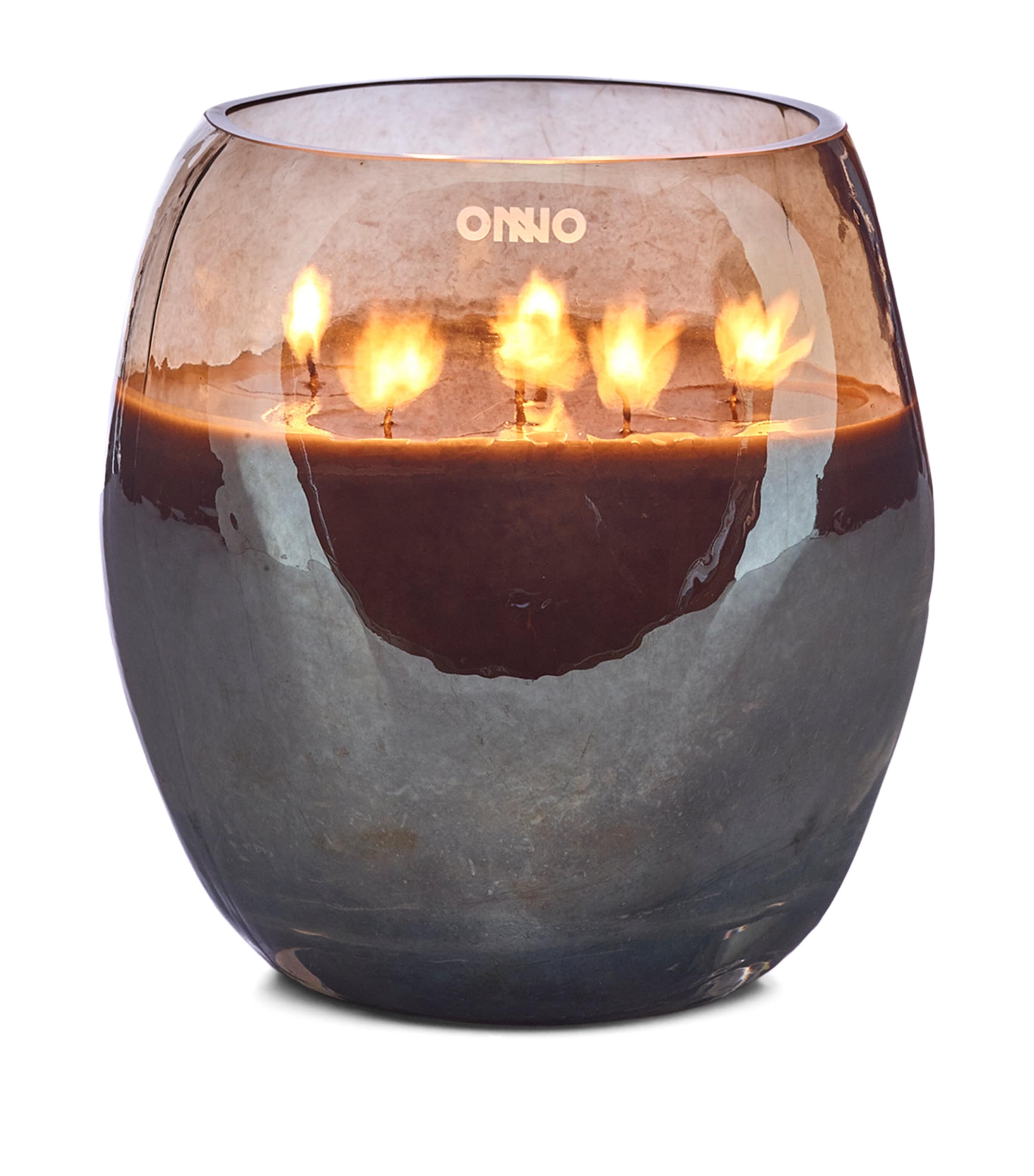 Onno Large Sage Cape Champagne Candle In Animal Print