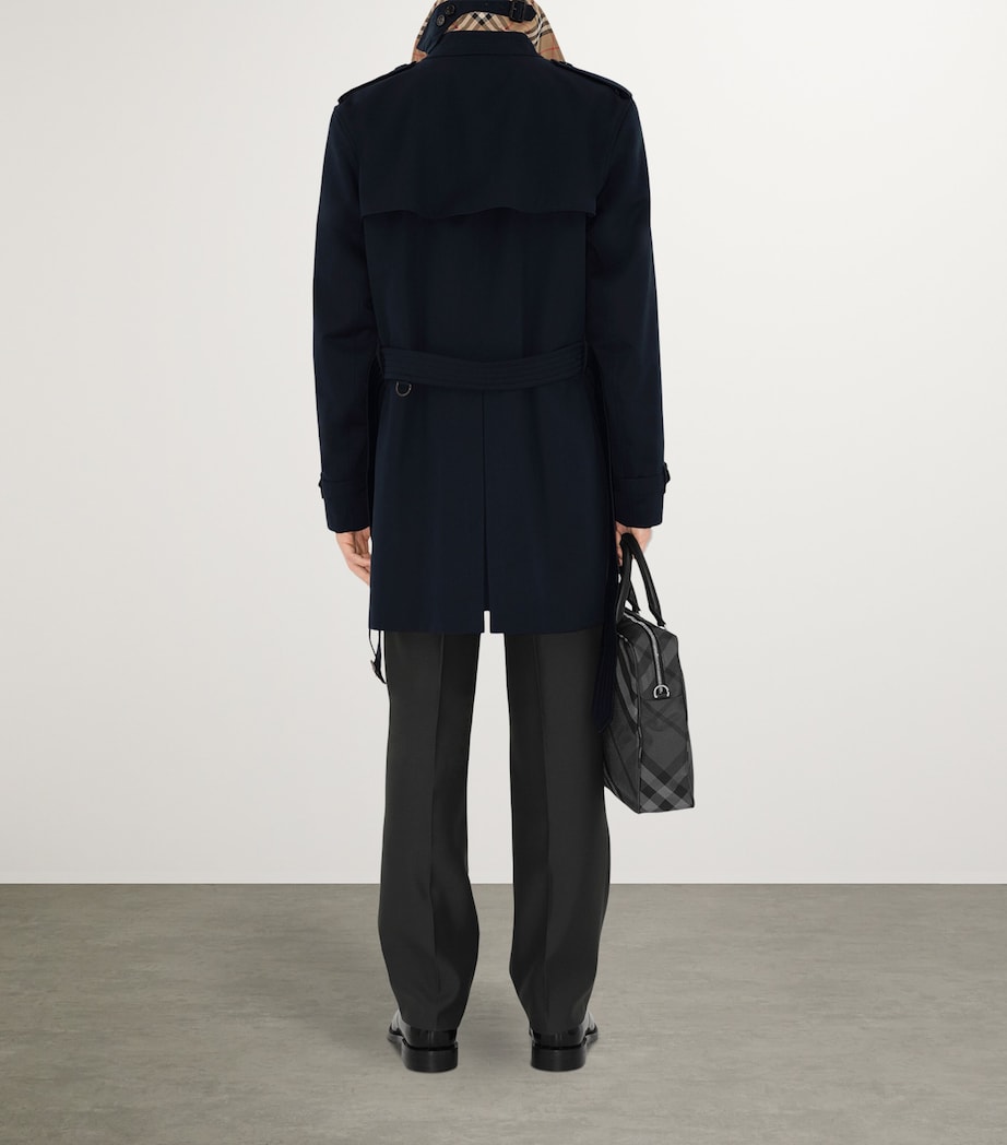 Short Kensington Heritage Trench Coat COAL BLUE Image 3