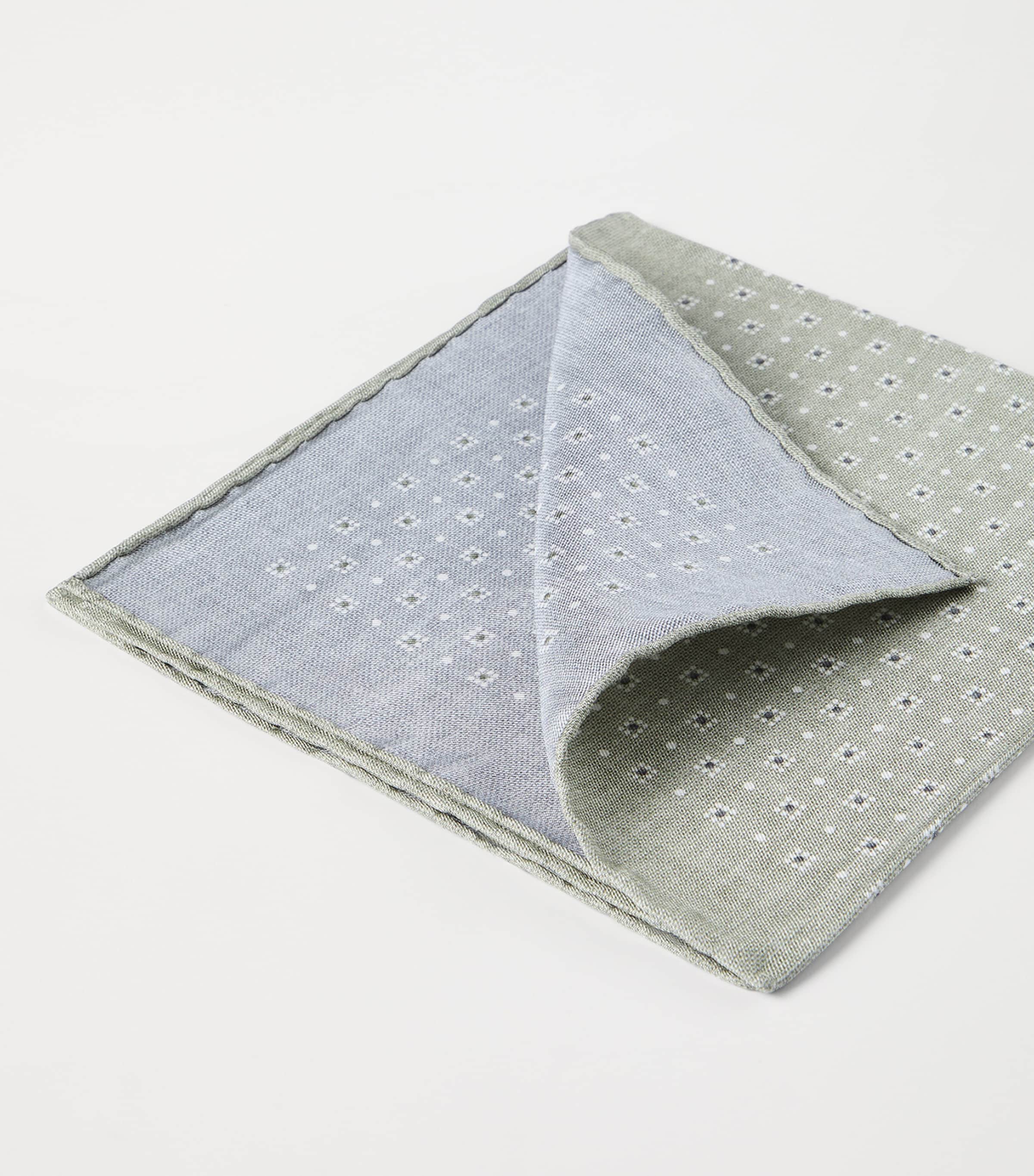 Silk Patterned Pocket Square C6018 Image 3