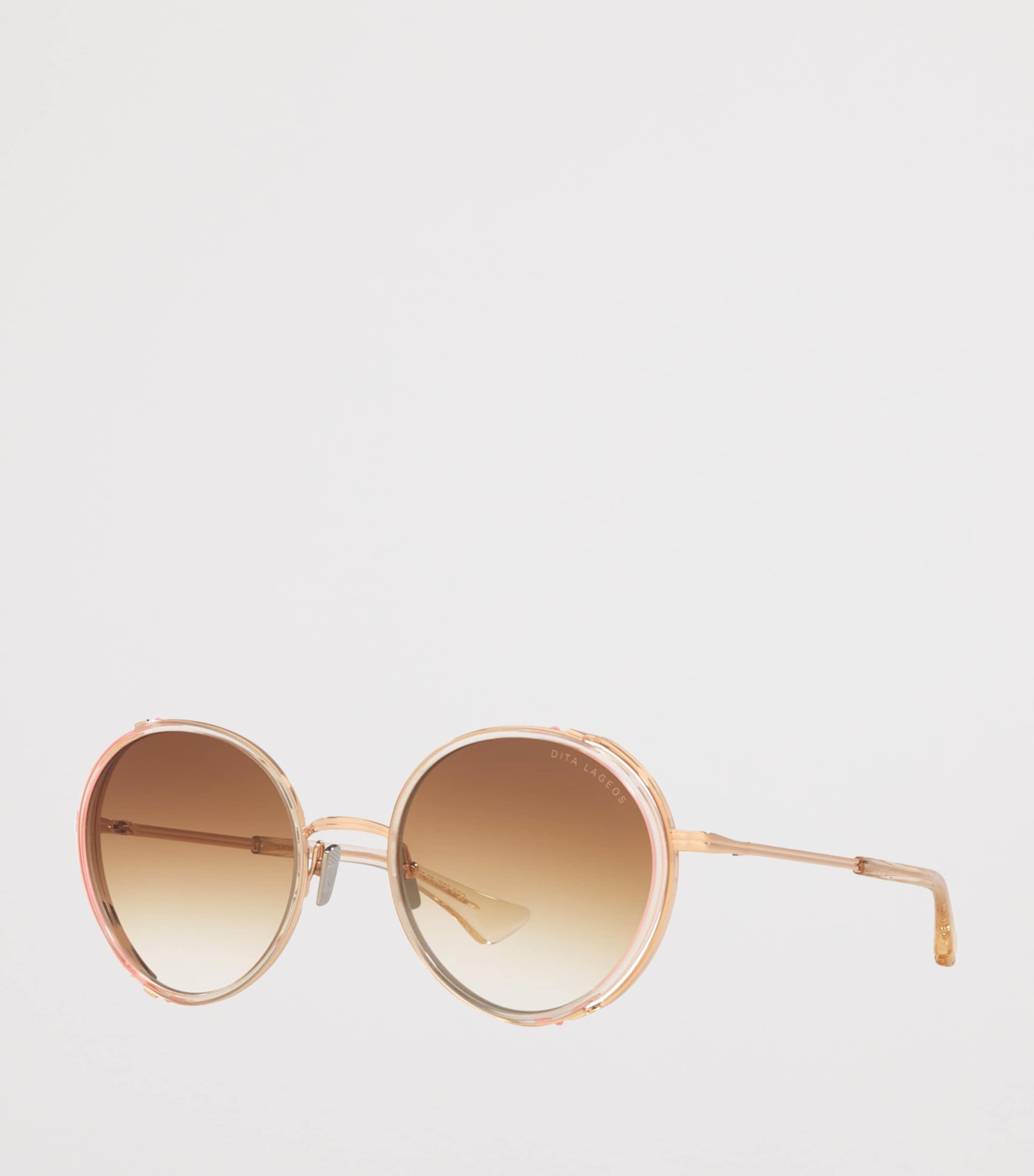 DITA Lageos Round Sunglasses Clear Image 2