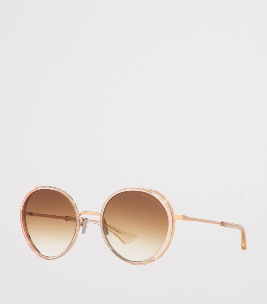 DITA Lageos Round Sunglasses Clear Image 2