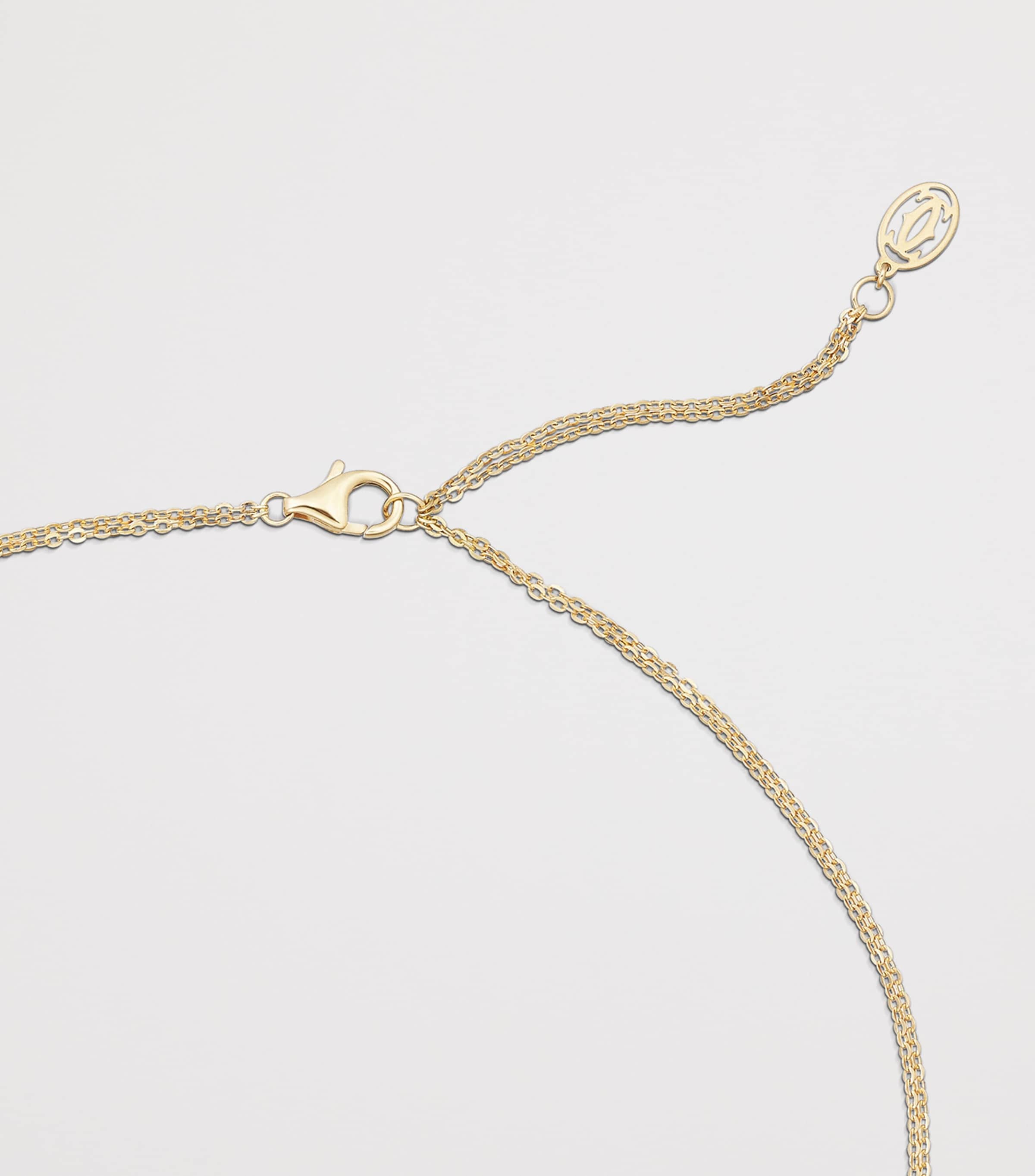 Mini Mixed Gold Trinity Necklace MIXED GOLD Image 8