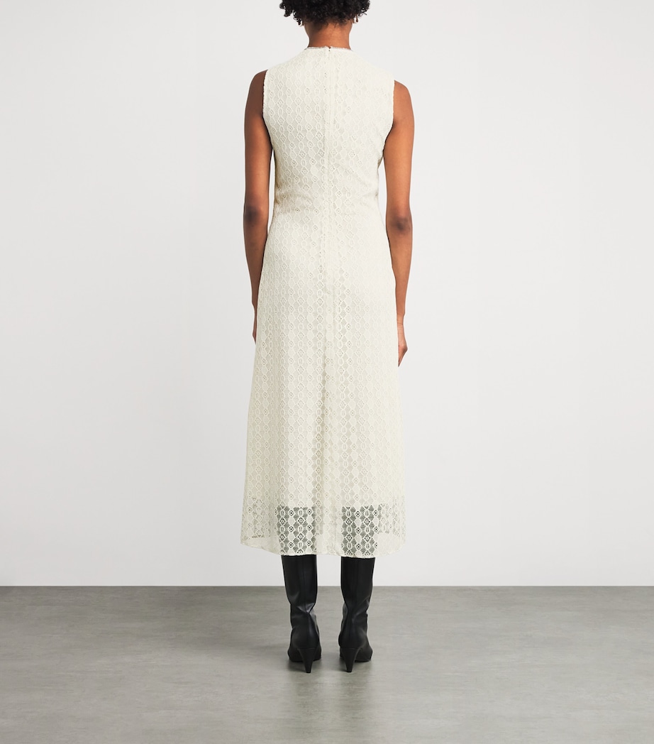 Lace Midi Dress ECRU Image 3