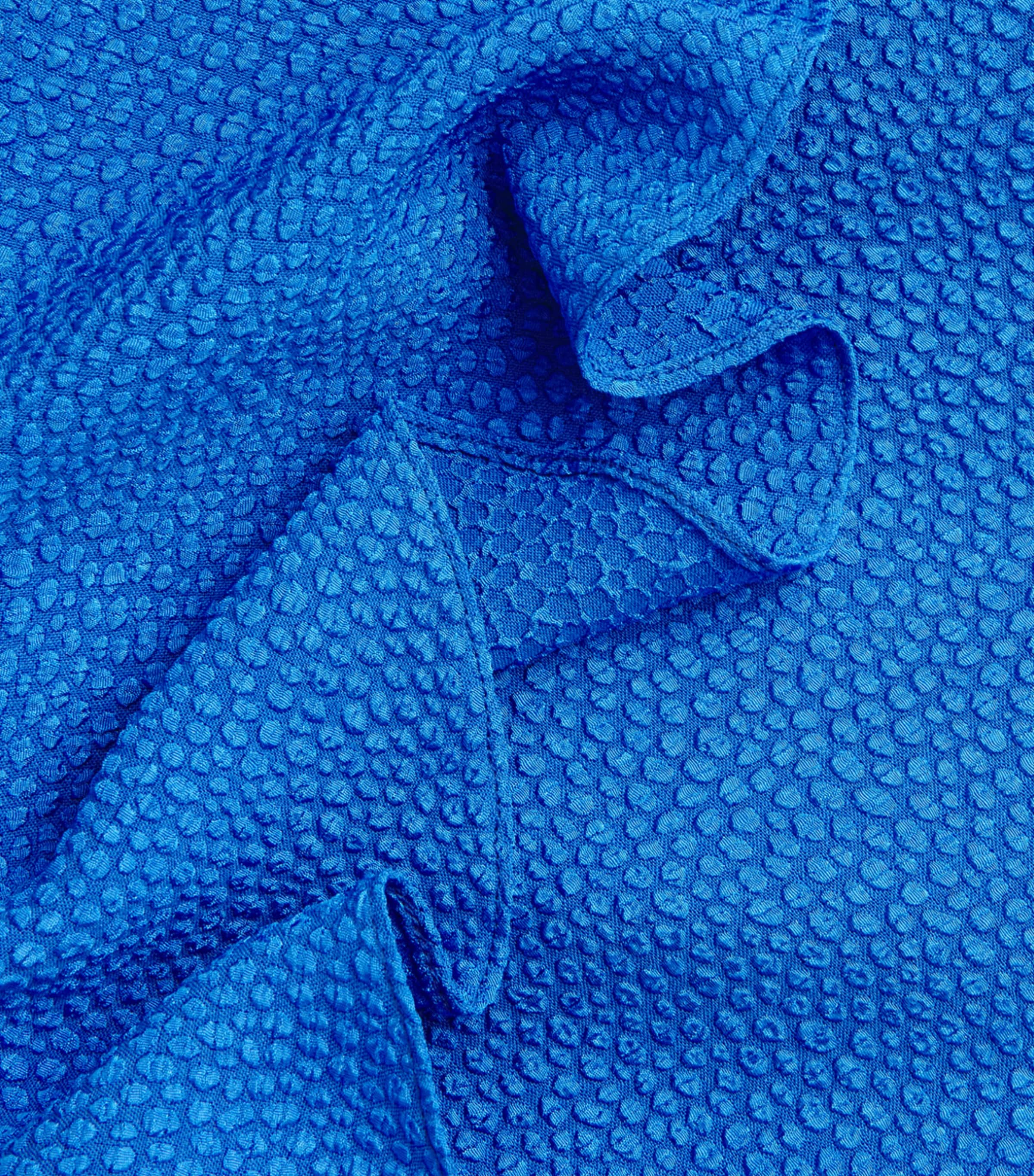 Edeline Lee Womens Jacquard Dada Midi Dress Royal Blue Image 6