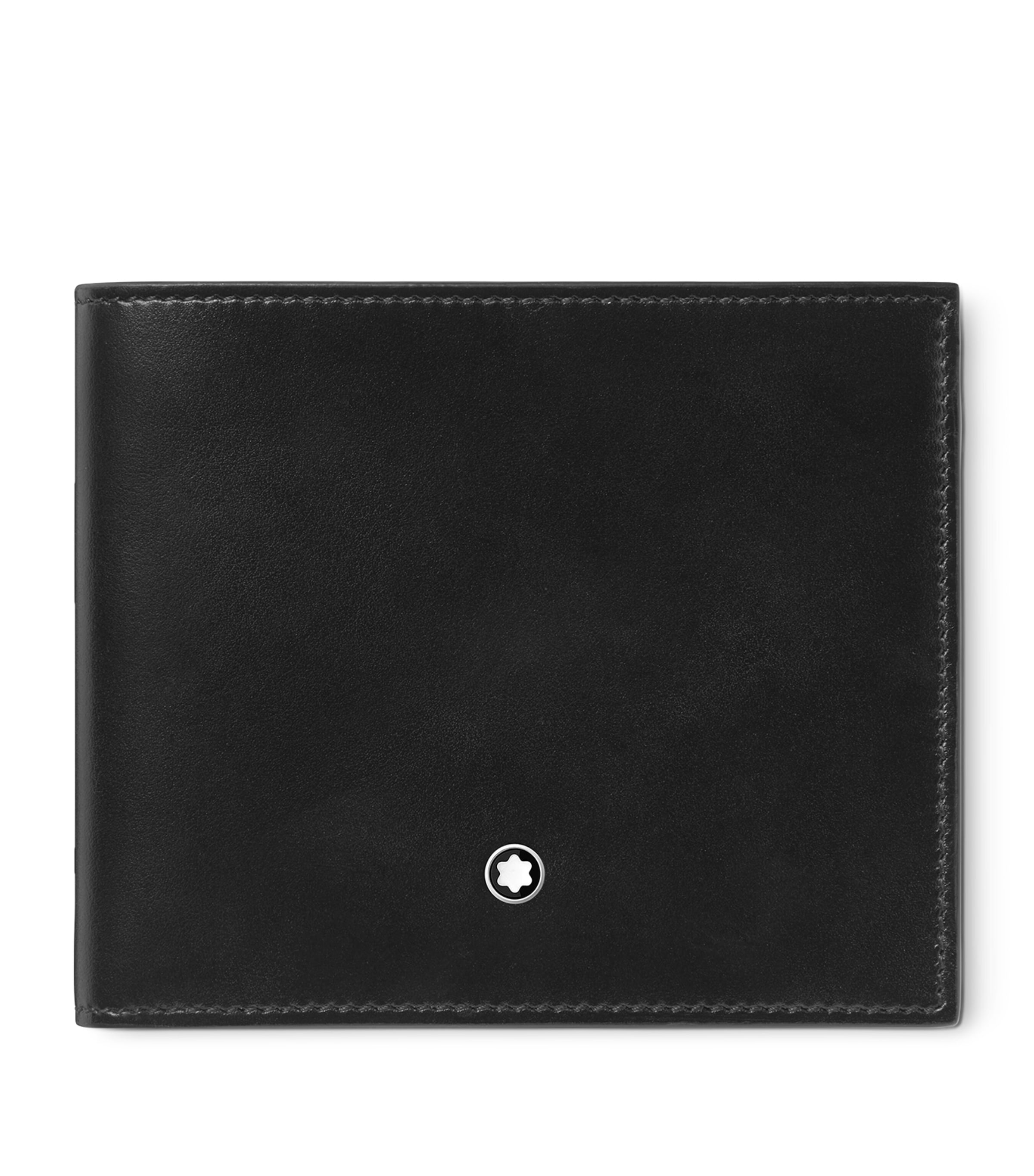 Montblanc Meisterstuck 6cc Leather Wallet In Black