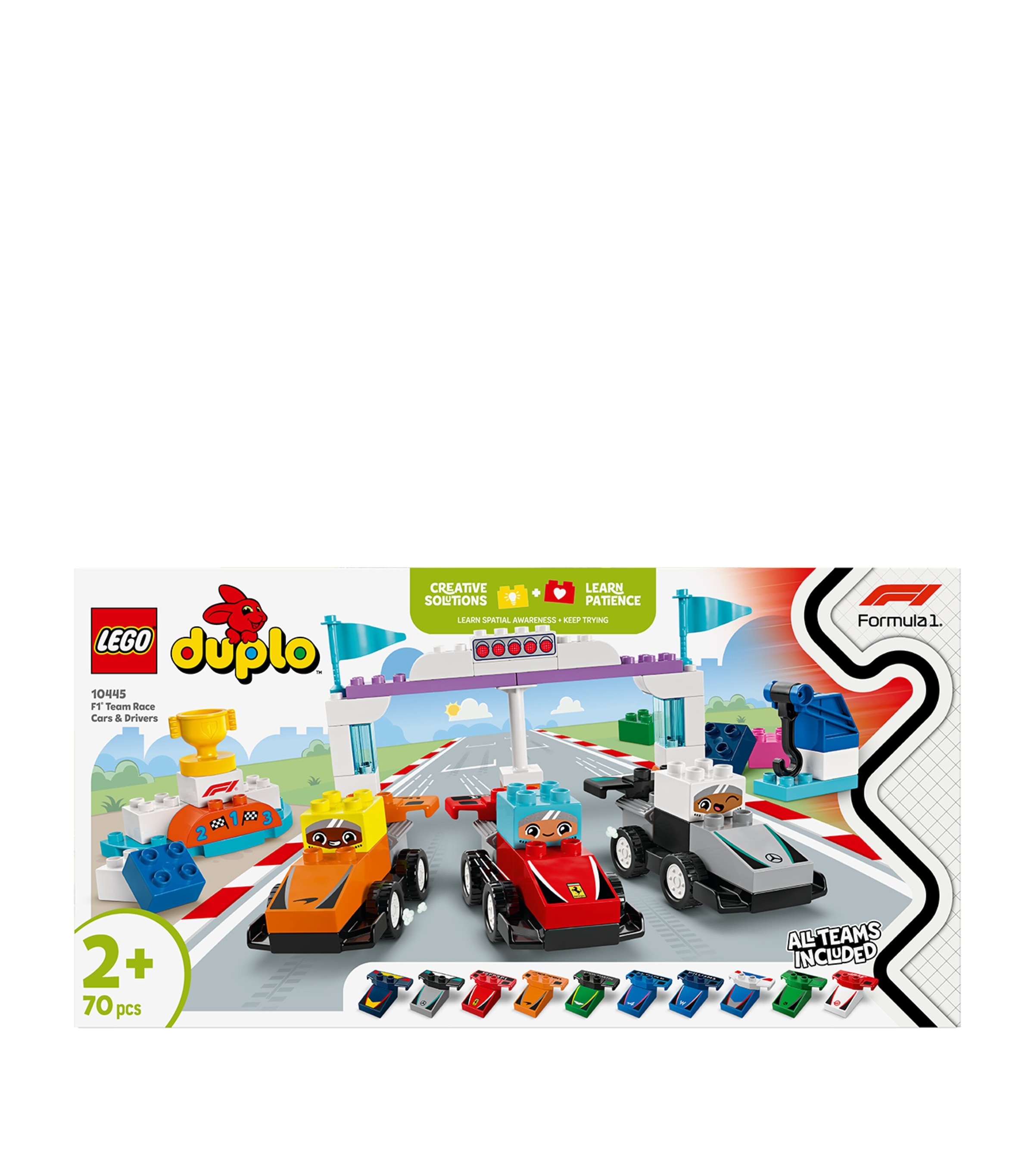 Lego DUPLO F1 Team Race Cars & Drivers 10445 Image 4