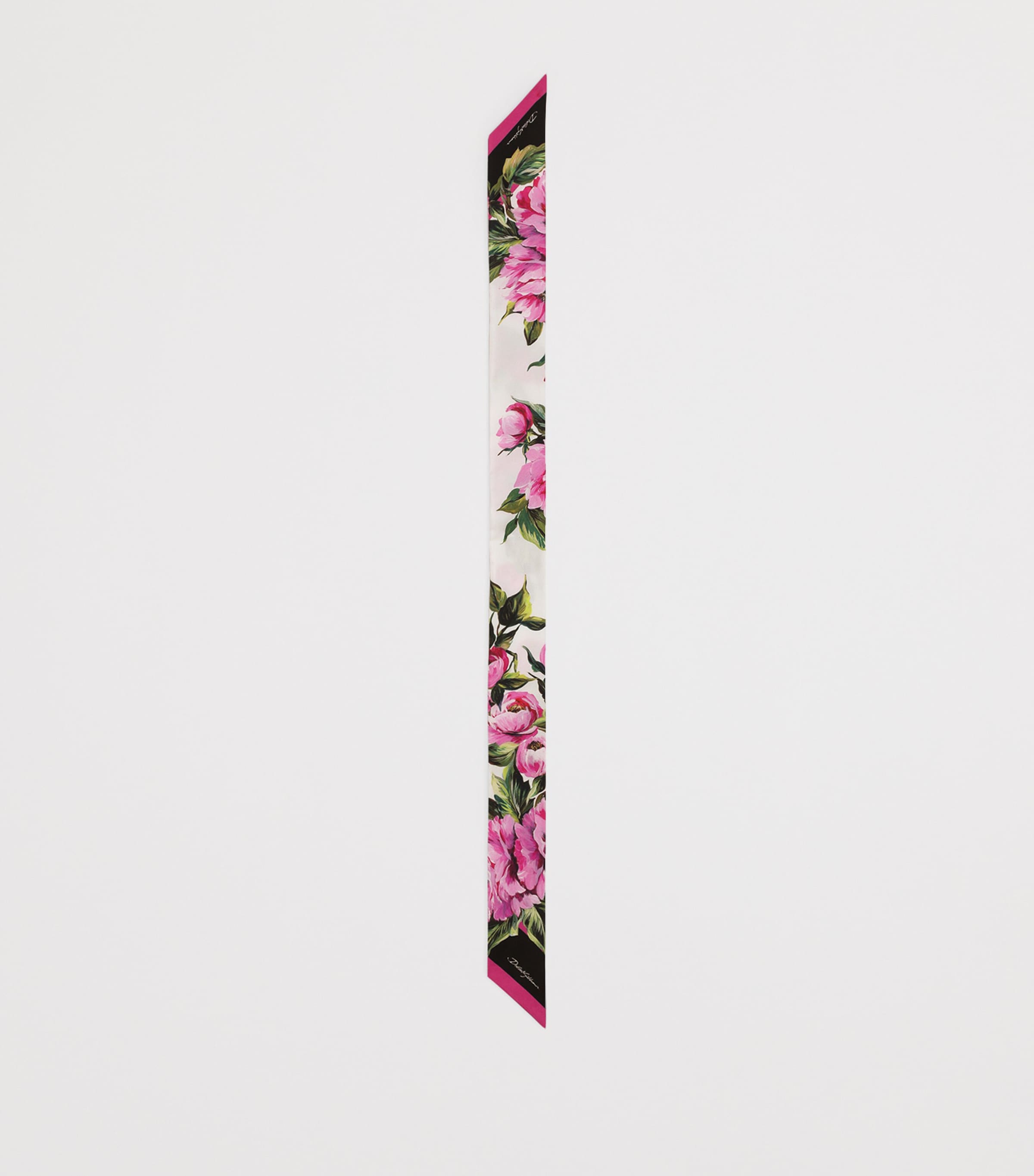 Silk Peony Print Headscarf HH5KR-PEONIE Image 2